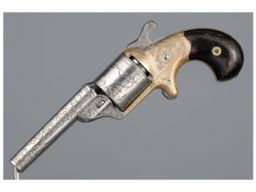 Engraved Moore's Patent Firearms Co. Front Loading Revolver