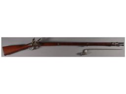 U.S. Springfield Model 1840 Flintlock Musket with Bayonet