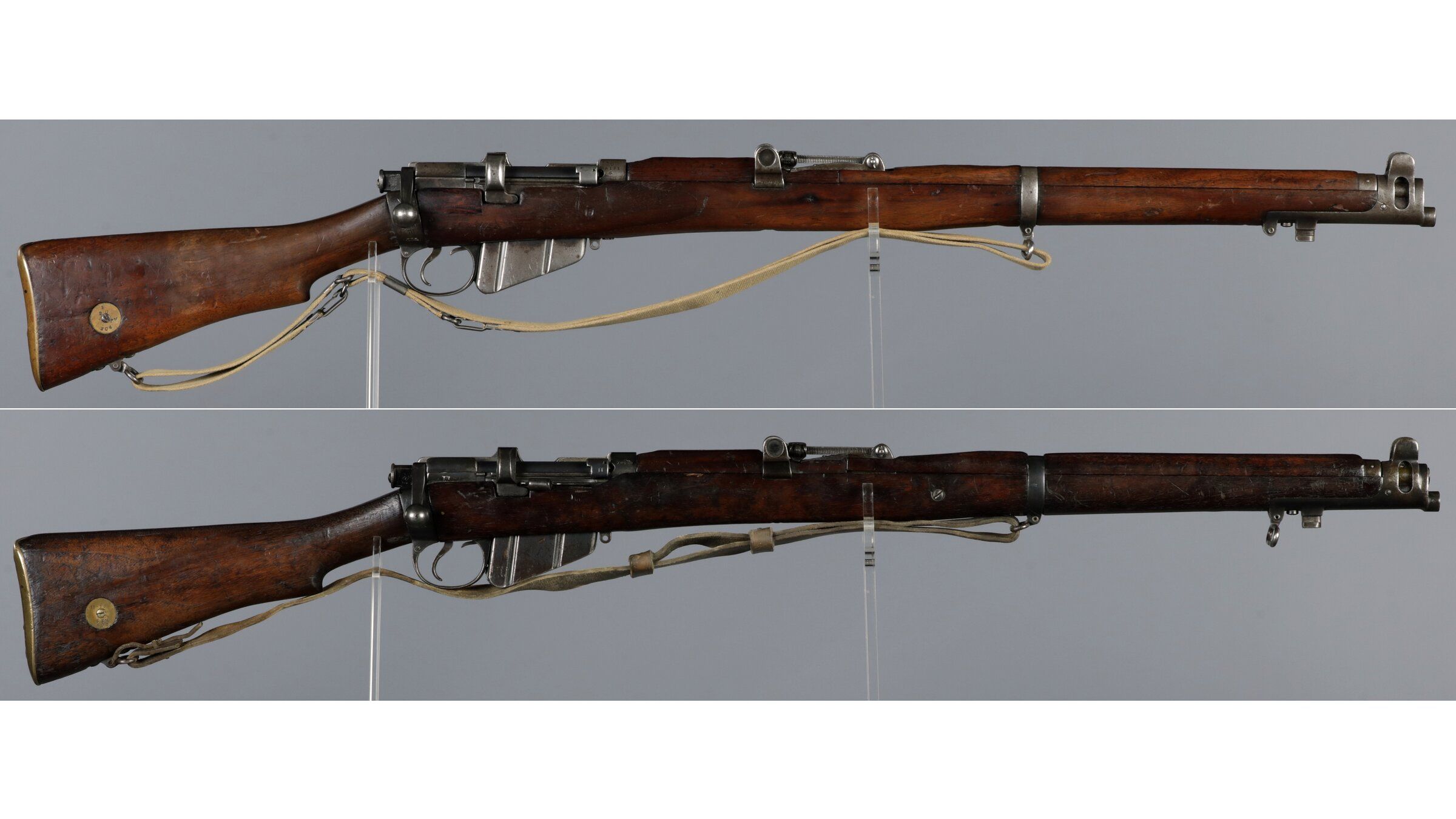 Two WWI Era British Lee- Enfield SMLE No. 1 Mk III Rifles | Rock