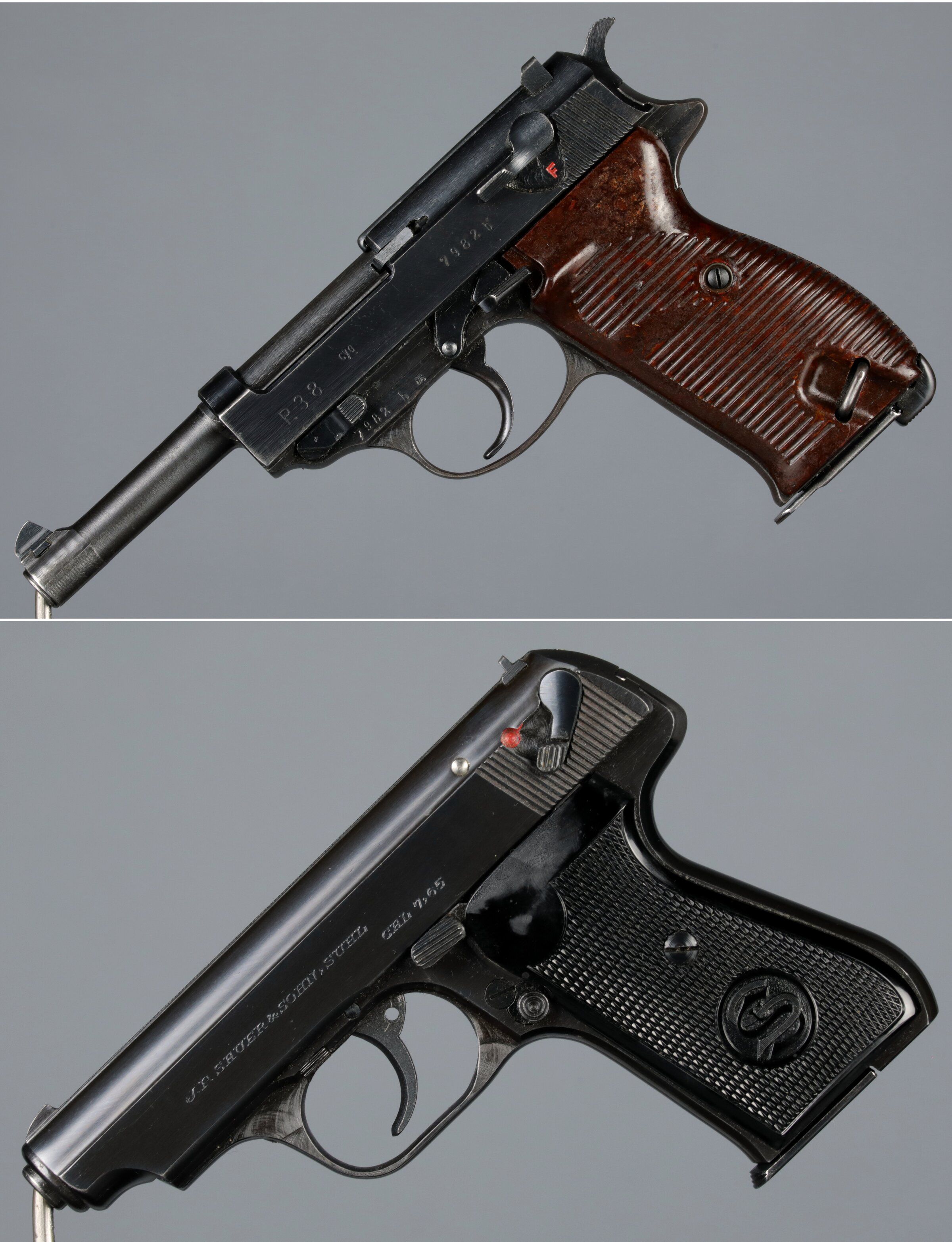two-world-war-ii-era-german-semi-automatic-pistols-with-holsters-rock