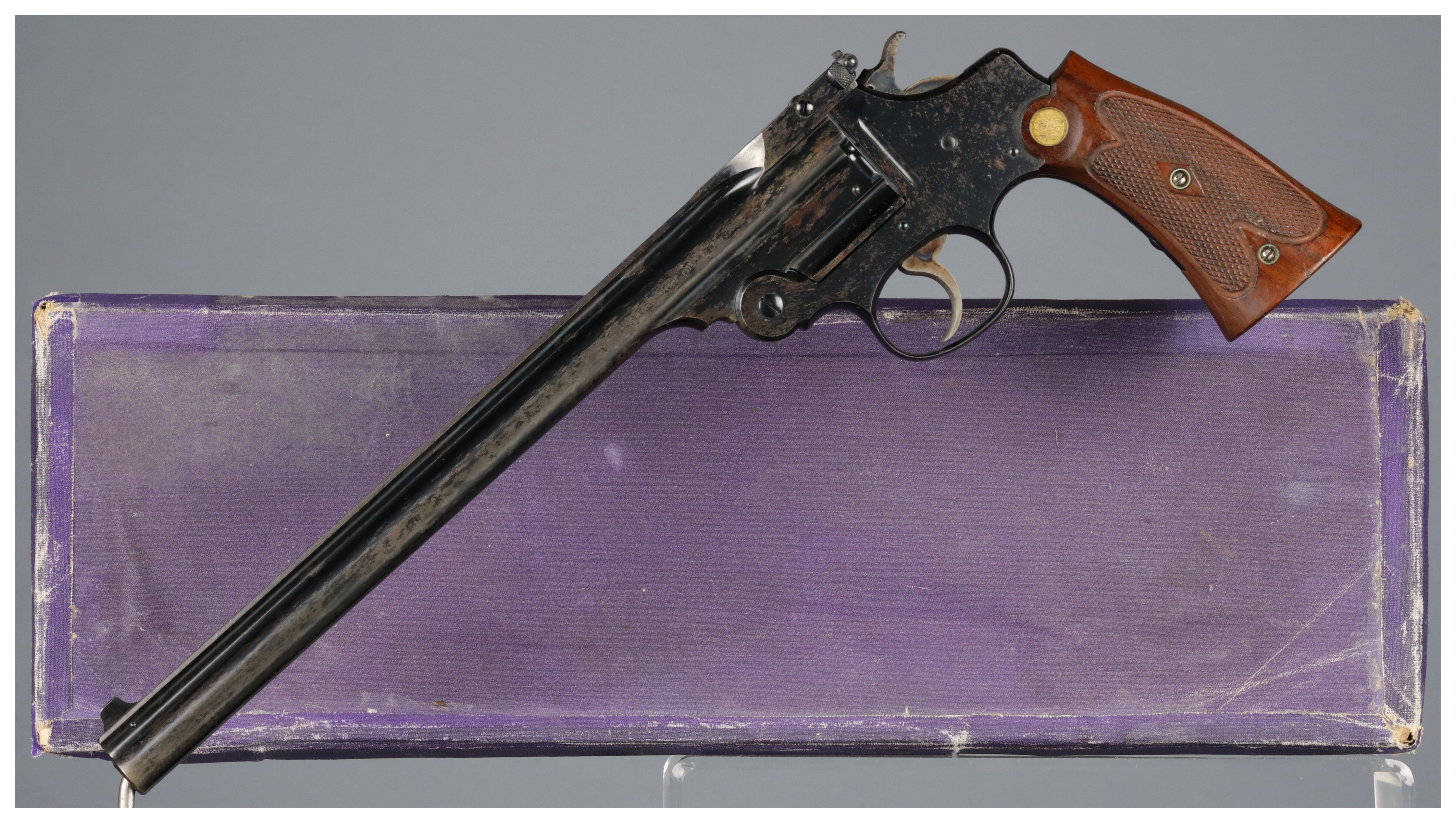 Smith & Wesson Third Model Perfected Single Shot Pistol with Box | Rock ...
