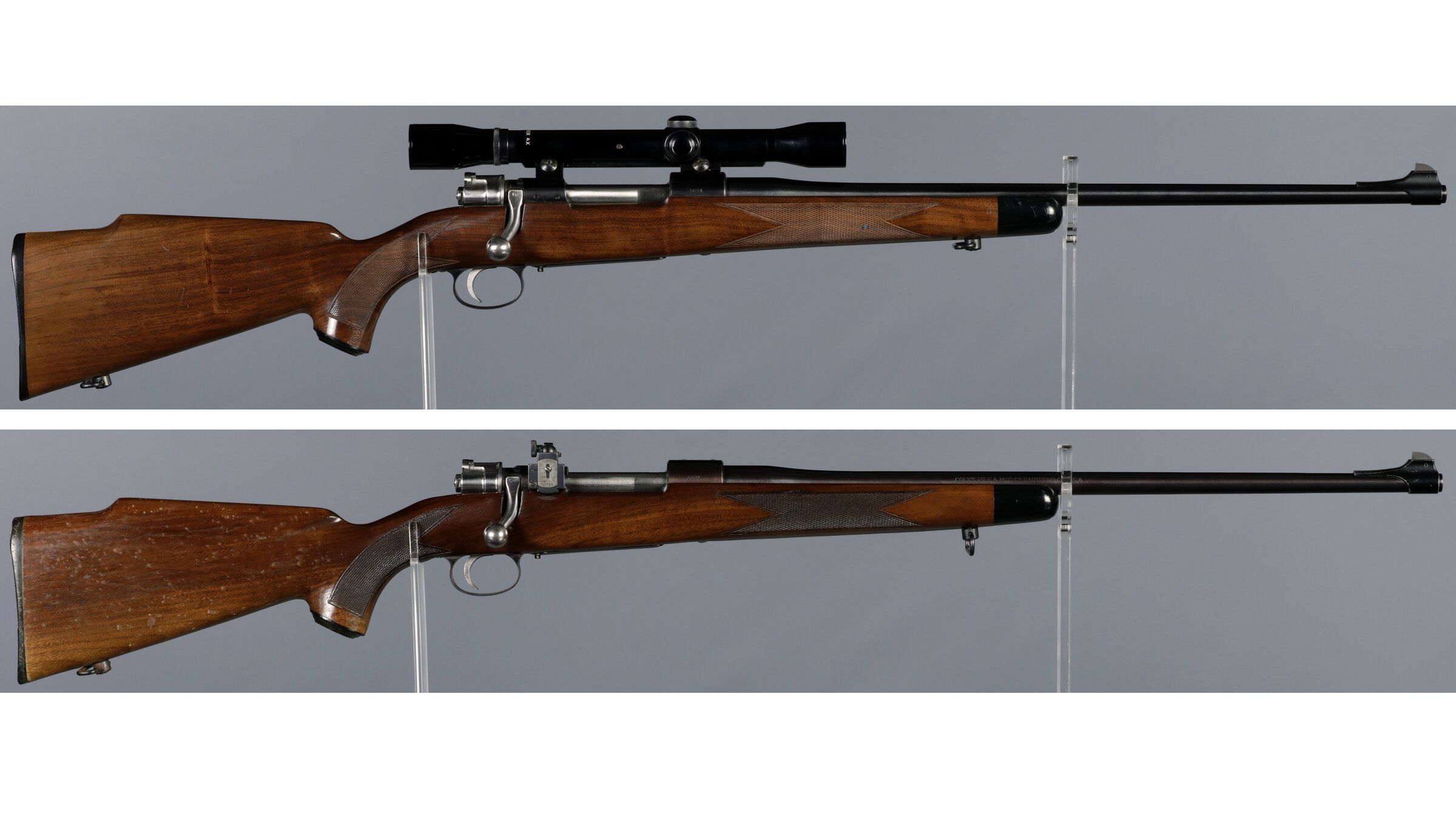 Two Fabrique Nationale/Colt Model 57 Bolt Action Rifles | Rock