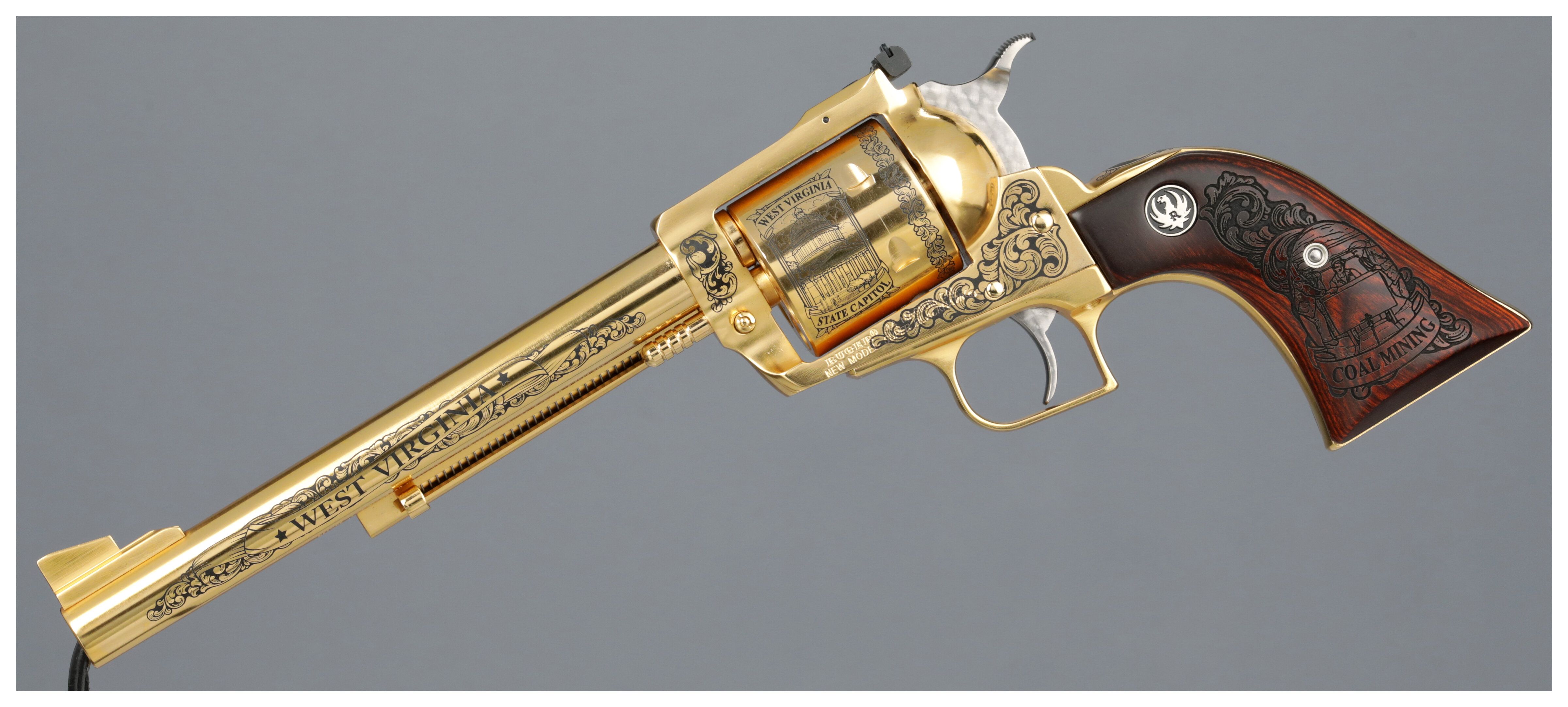 SUPER BLACKHAWK ガスガン Ruger Super Blackhawk Single-Action Revolver with Fluted Cylinder