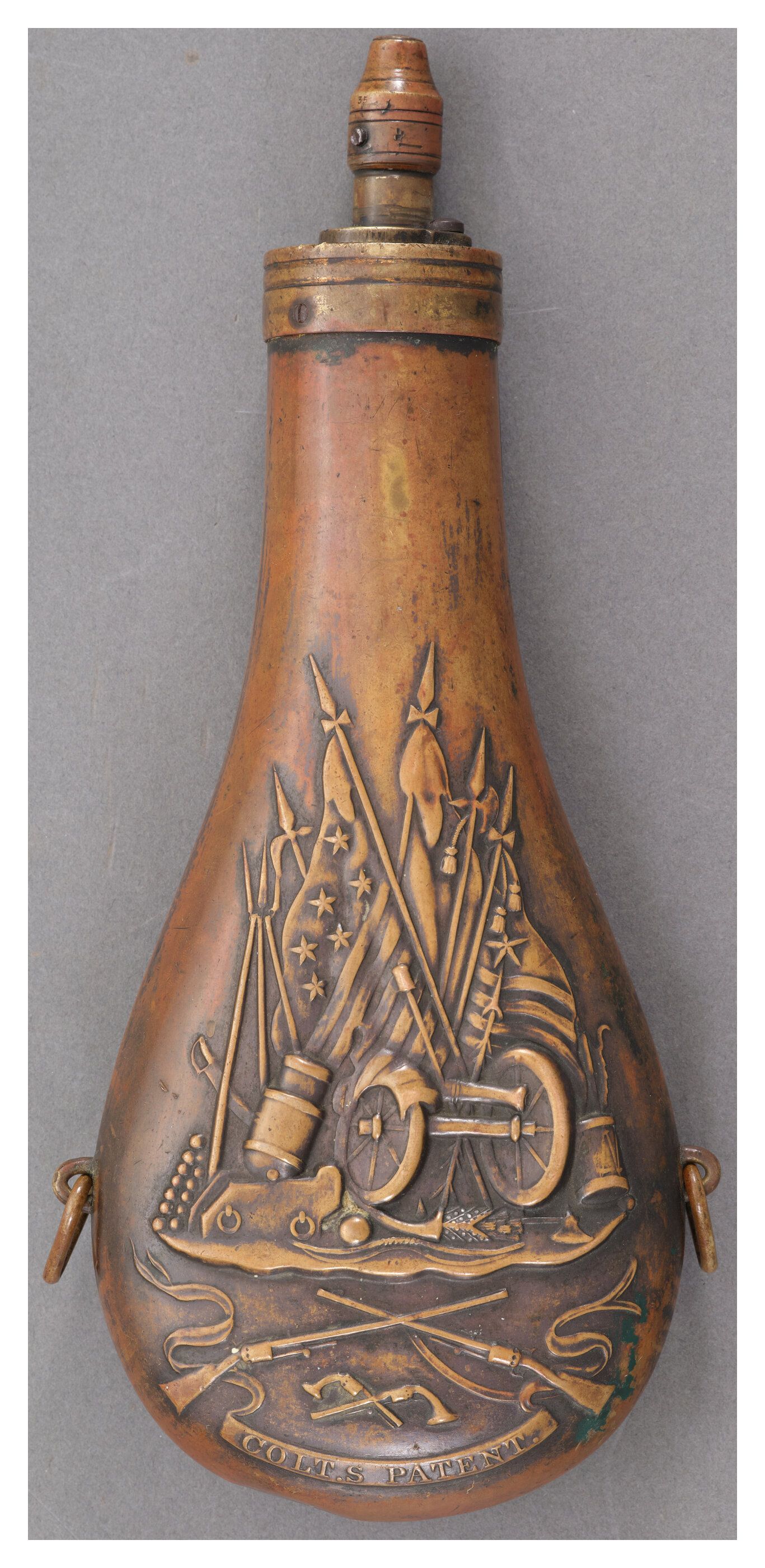 Colt's Patent Dragoon Revolver Powder Flask | Rock Island Auction