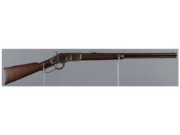 Antique Winchester Model 1873 Lever Action Rifle