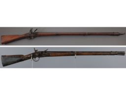 Two War of 1812 Era U.S. Flintlock Muskets