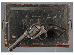 Engraved Colt Black Powder Single Action Army Revolver