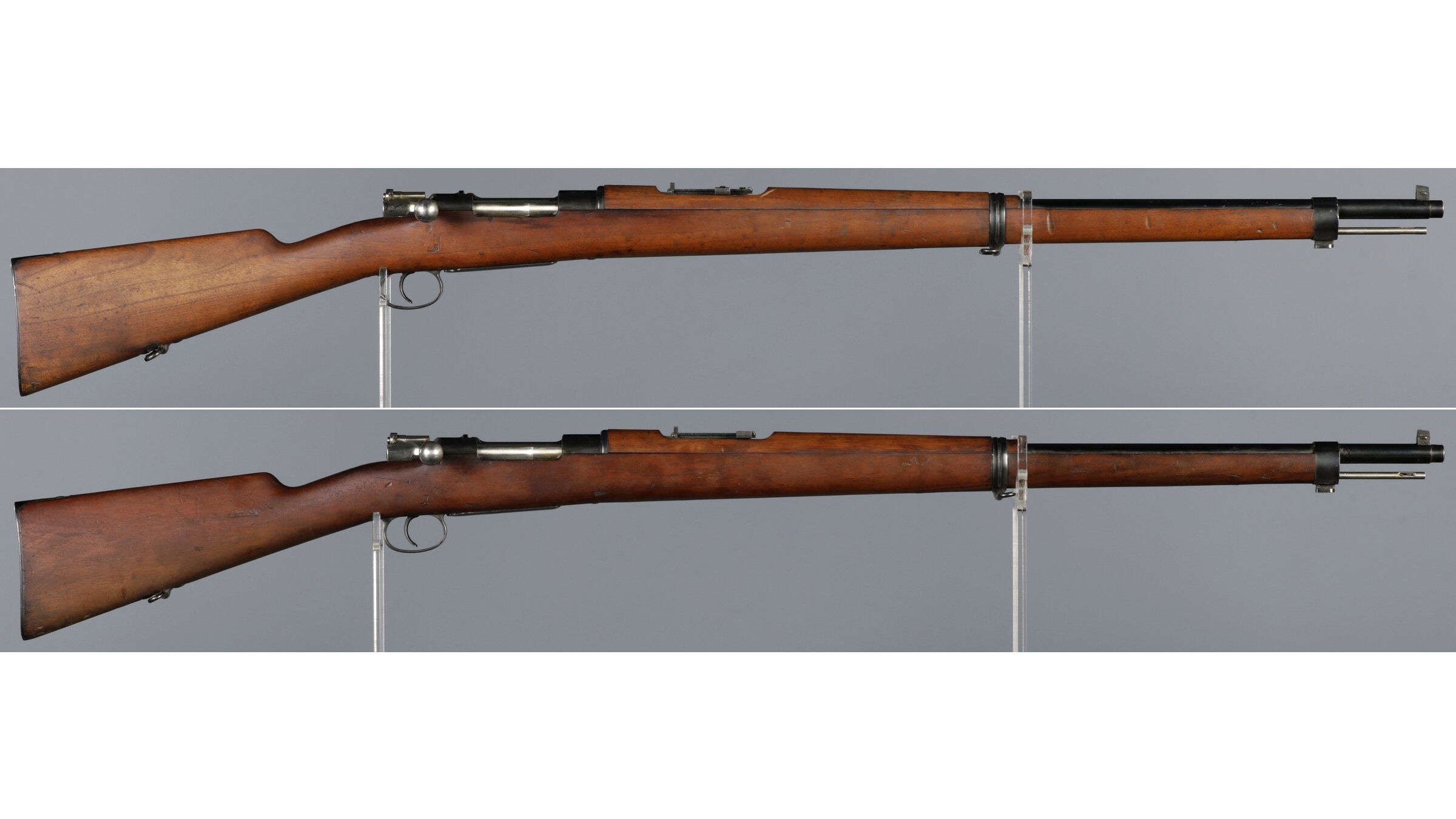 Two Antique Chilean Contract Loewe 1895 Mauser Rifles | Rock