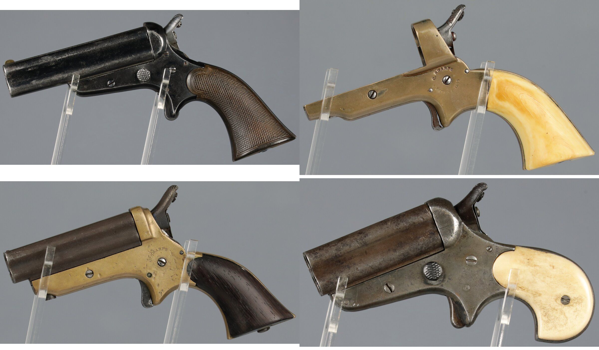 Four Sharps Four Barrel Pepperbox Pistols Rock Island Auction