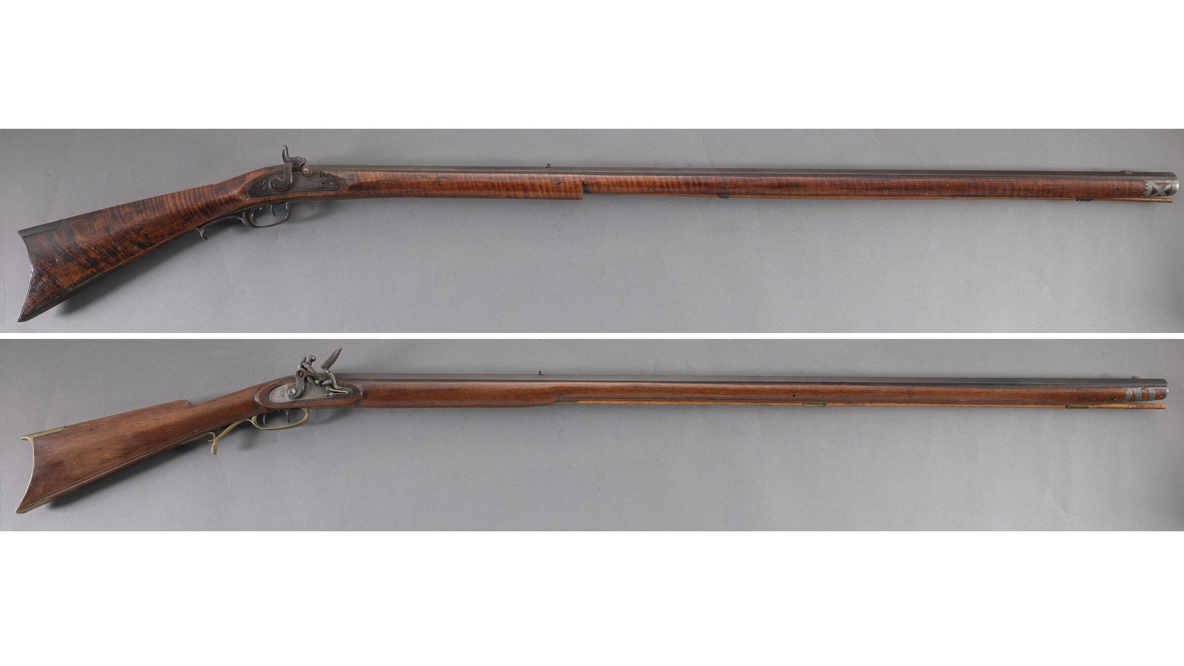 Two American Long Rifles | Rock Island Auction