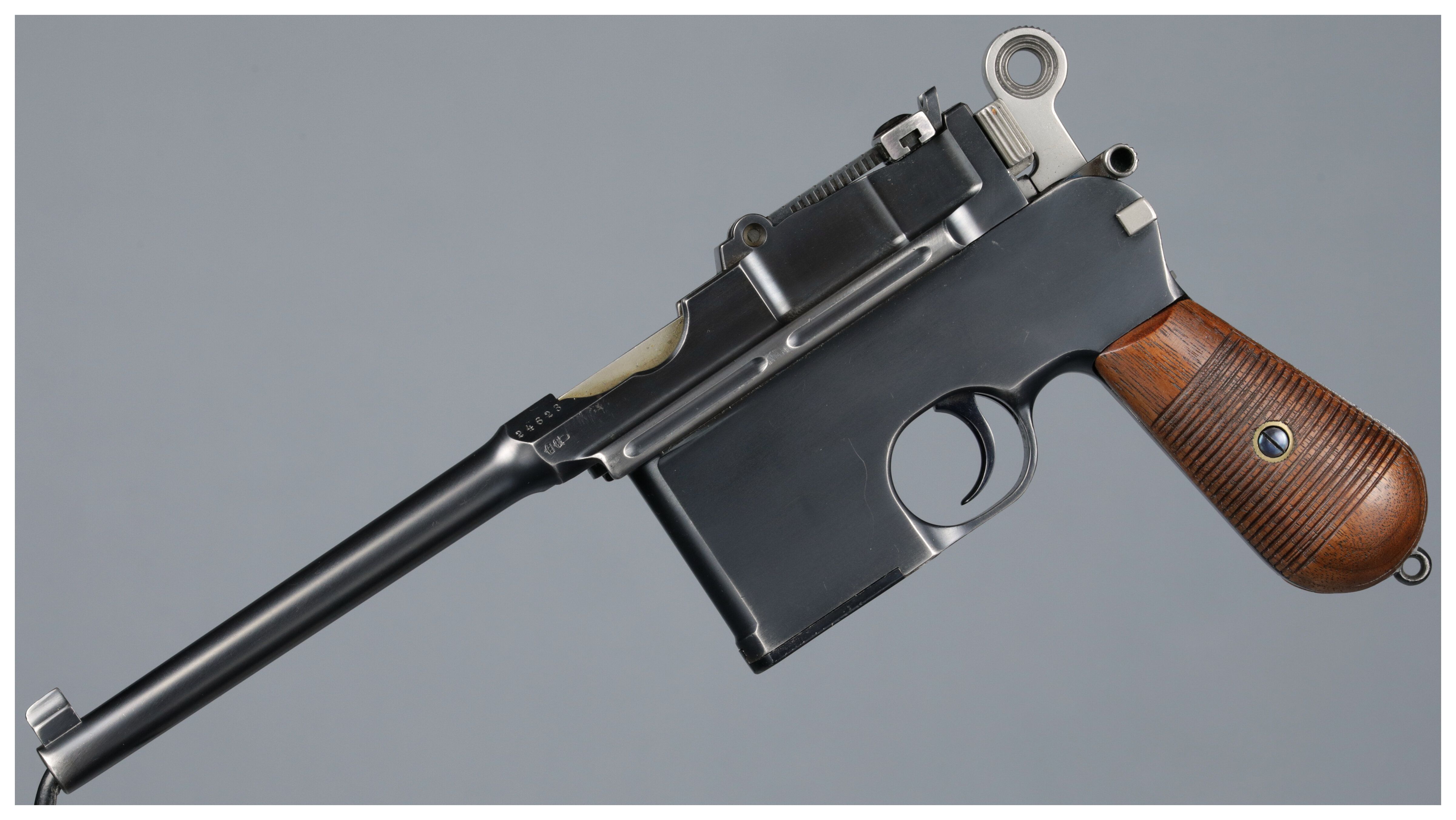 Large Ring Flatside Mauser Model 1896 Broomhandle Pistol Rock Island large-ring-flatside-mauser-model-1896-broomhandle-pistol-rock-island