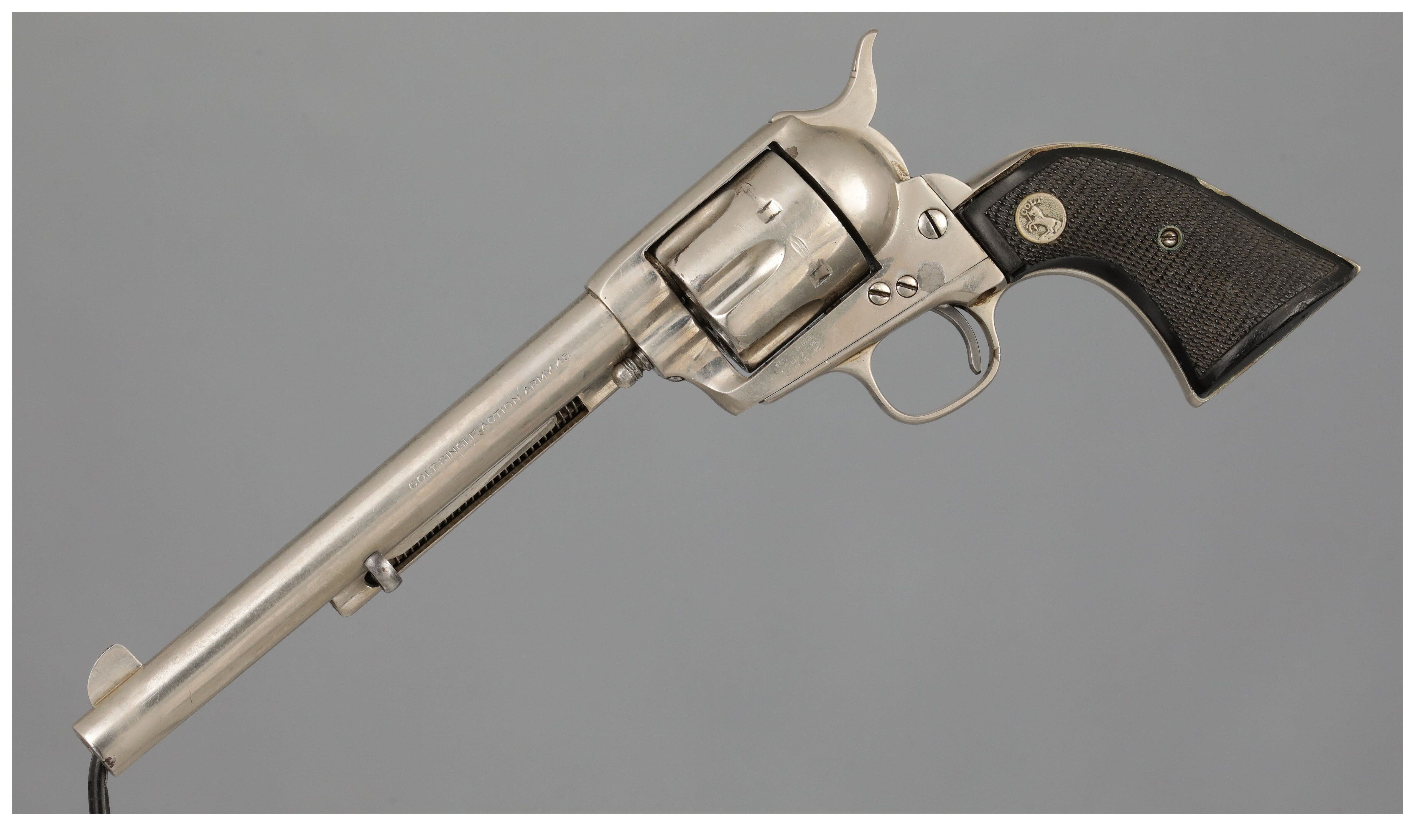 Lorne Greene Colt Single Action Army Revolver from 