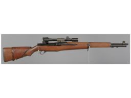 U.S. Winchester M1D Garand Sniper Rifle with M84 Scope