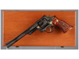 Engraved/Inlaid S&W Model 29-2 Revolver, Case | Rock Island