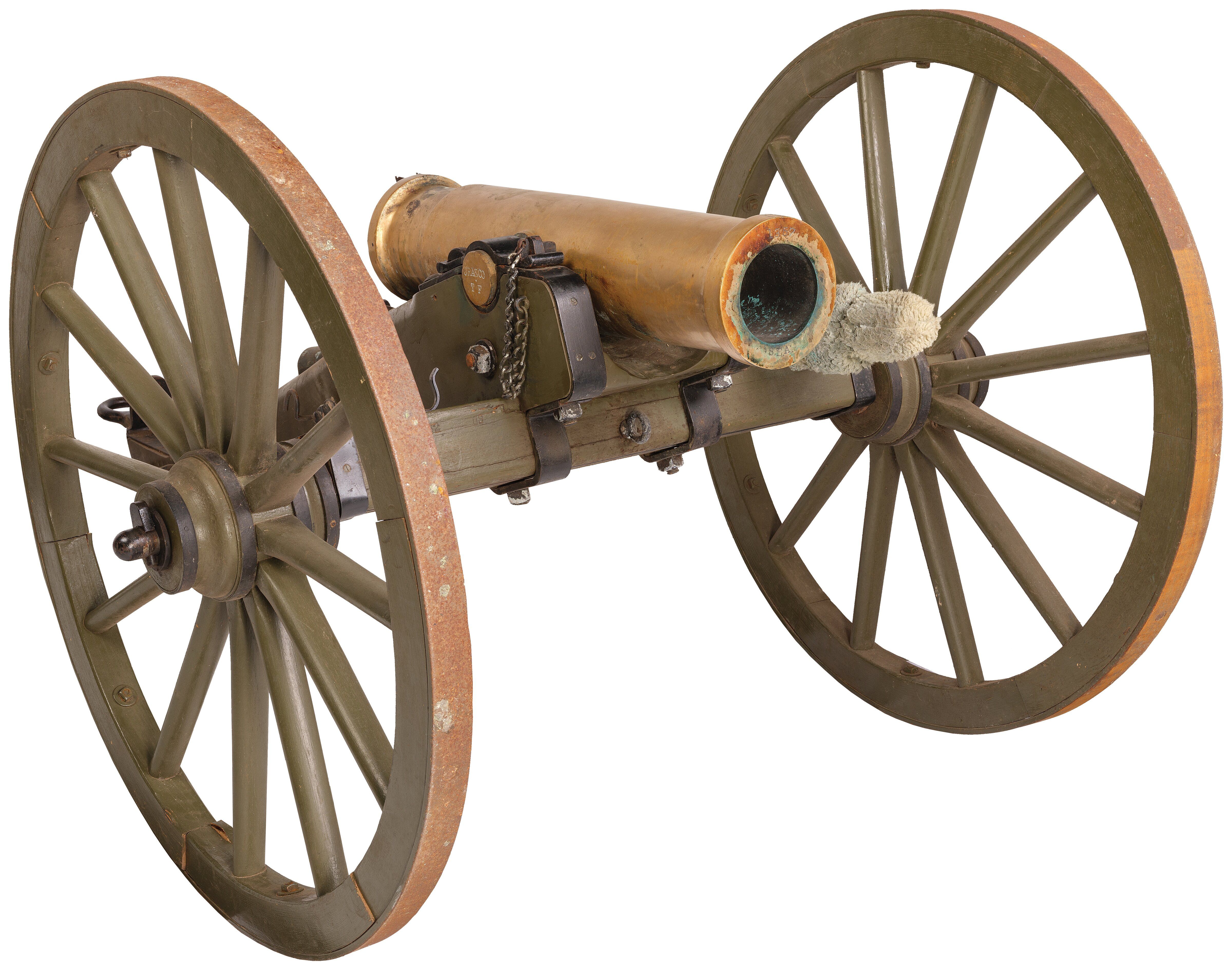 Repro Confederate Tredegar 12-Pounder Bronze Mountain Howitzer