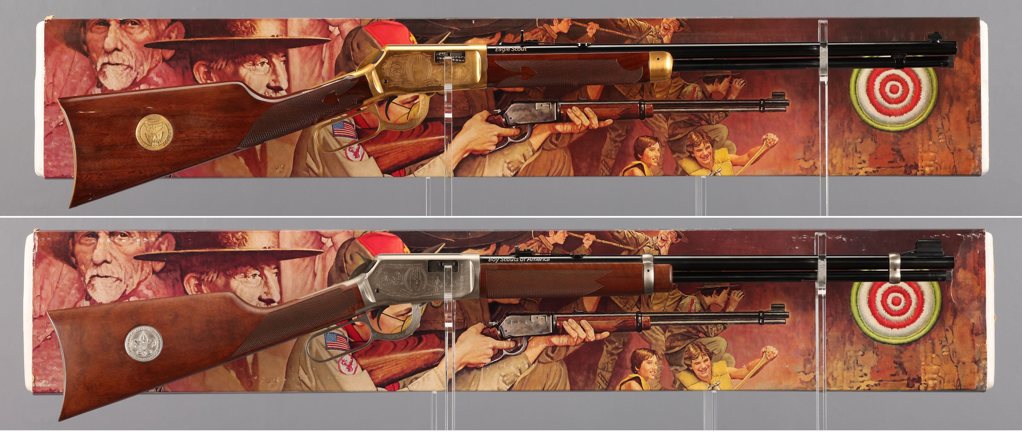 Pair of Winchester Model 9422 XTR Lever Action Long Guns | Rock