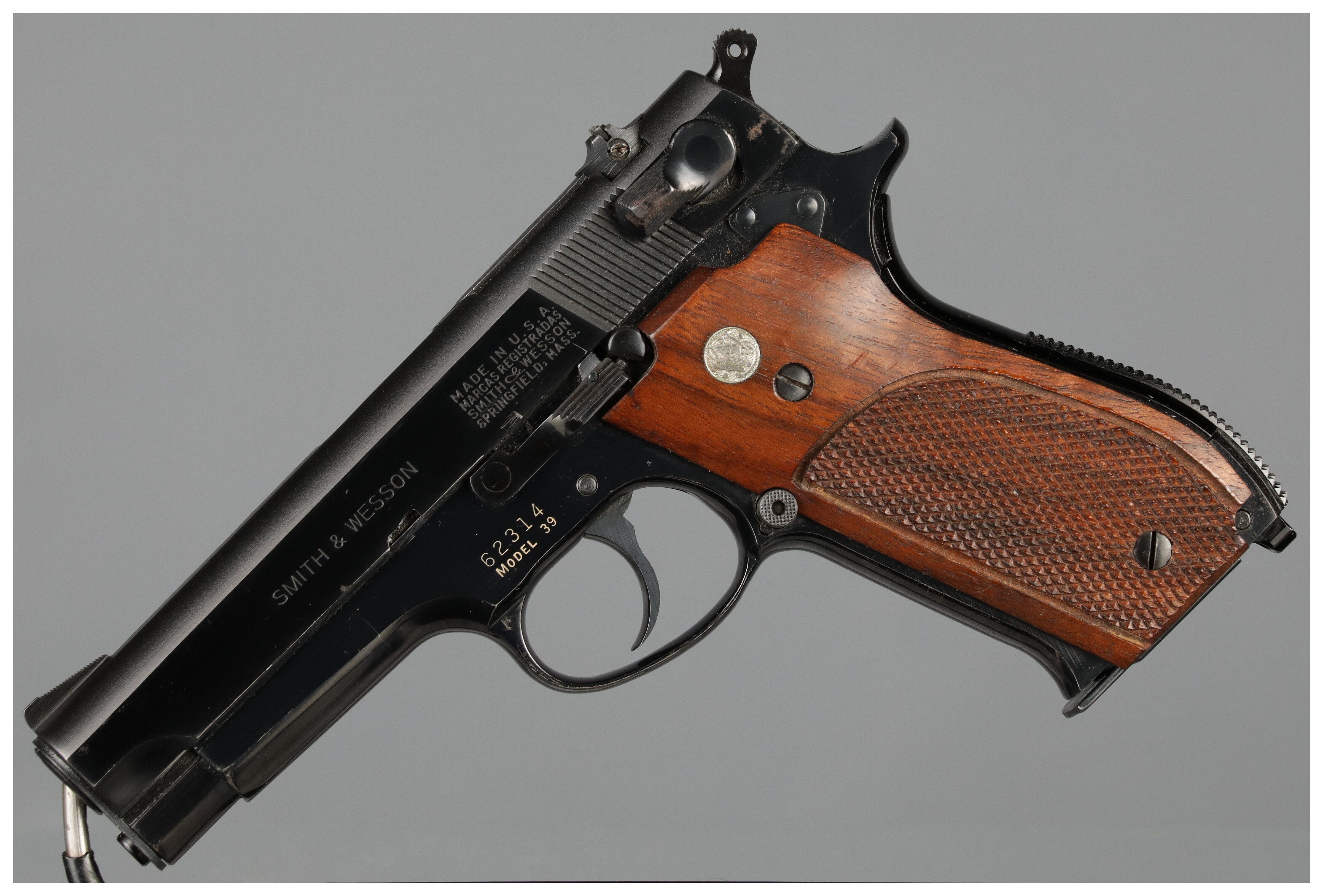 Steel Frame Smith & Wesson Model 39 Semi-Automatic Pistol | Rock Island ...