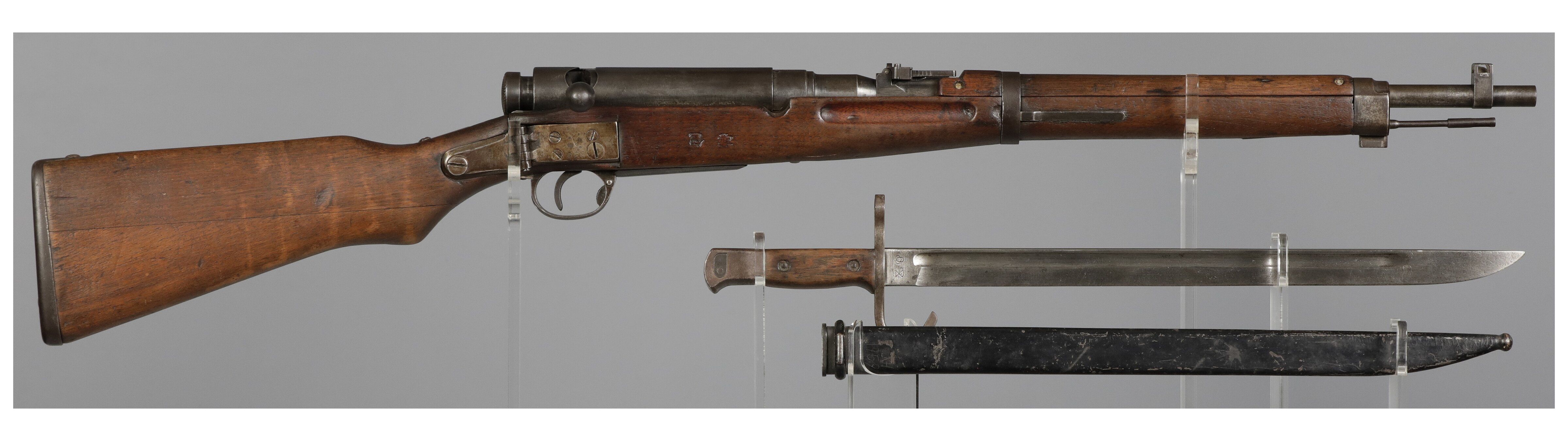 Japanese Nagoya Type 1 Folding Paratrooper Carbine with Bayonet