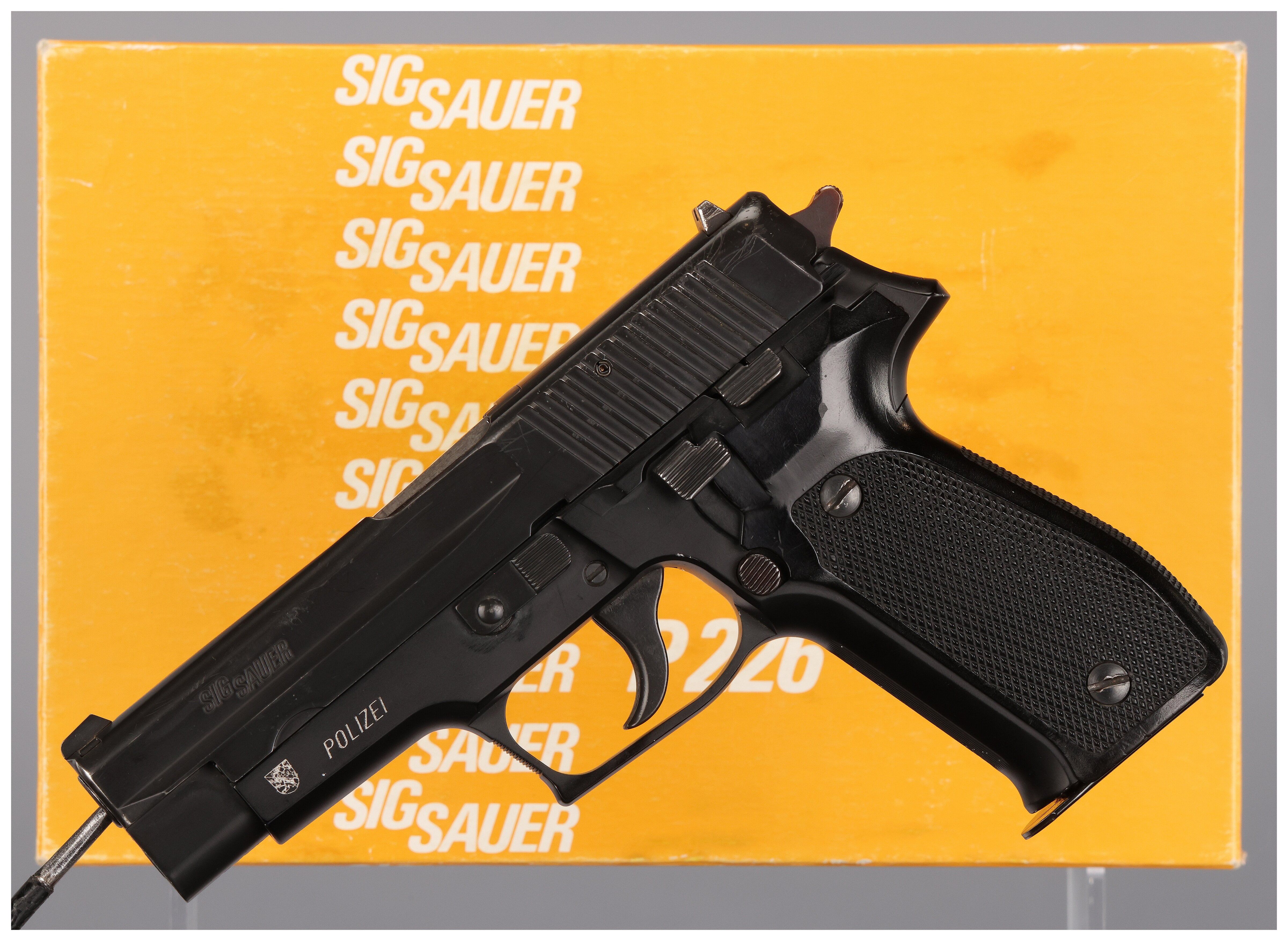 Swiss Police SIG Model 226 Semi-Automatic Pistol with Box | Rock