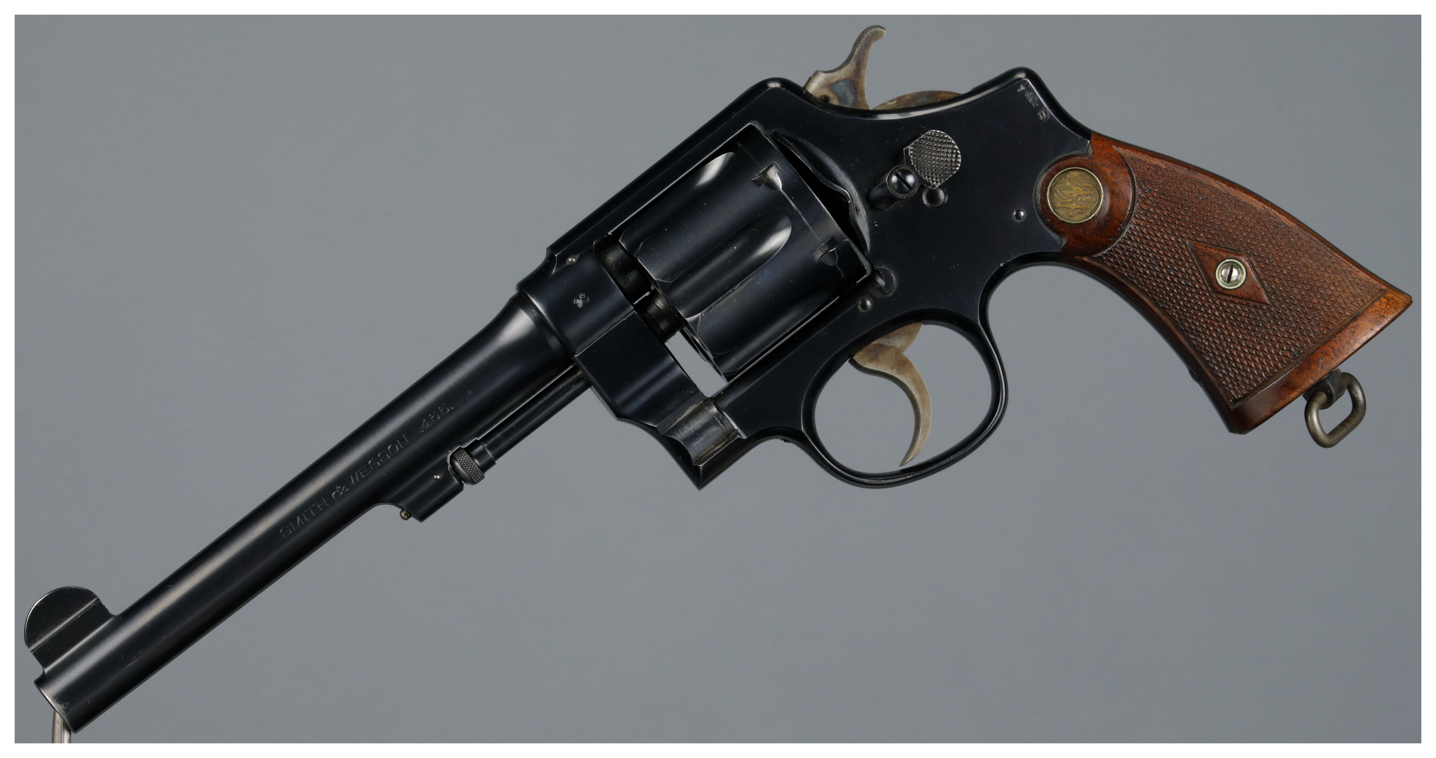 British Proofed S&W 455 MK II Hand Ejector Revolver with Holster