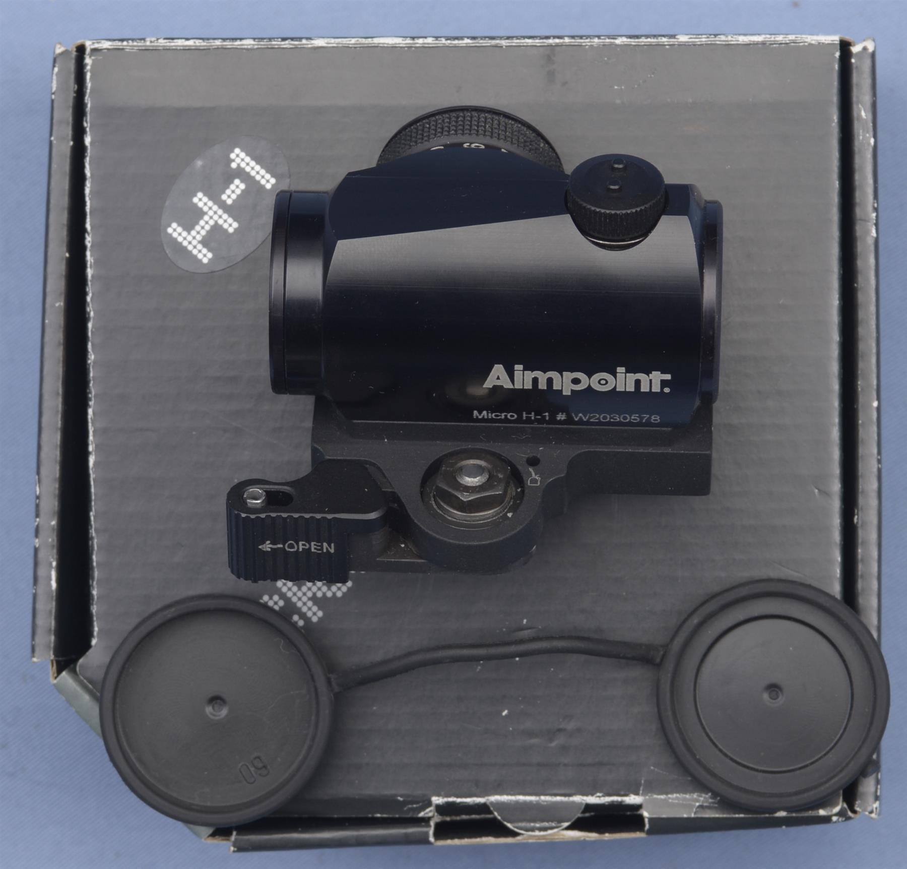 Aimpoint Micro H1 Scope with Matching Box Rock Island Auction