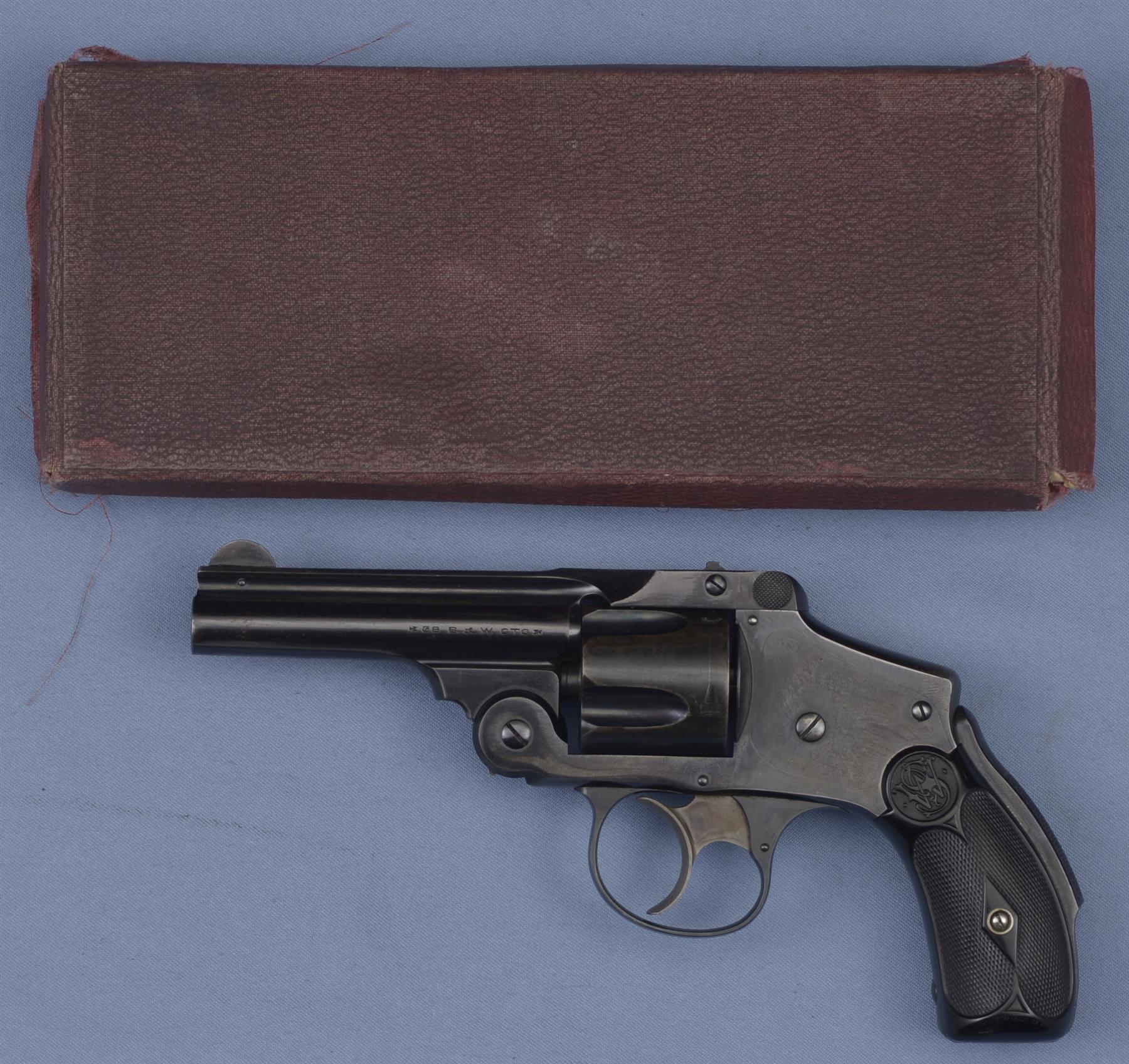 Smith And Wesson 38 Safety Hammerless Revolver 38 Sandw Rock Island Auction