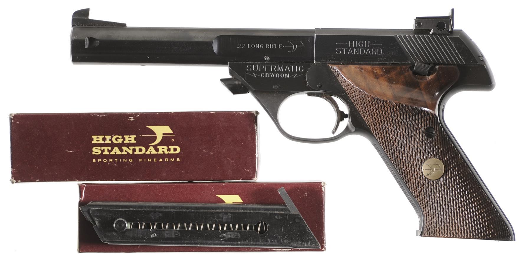 High Standard Manufacturing Corporation 104 Pistol 22 LR | Rock Island ...