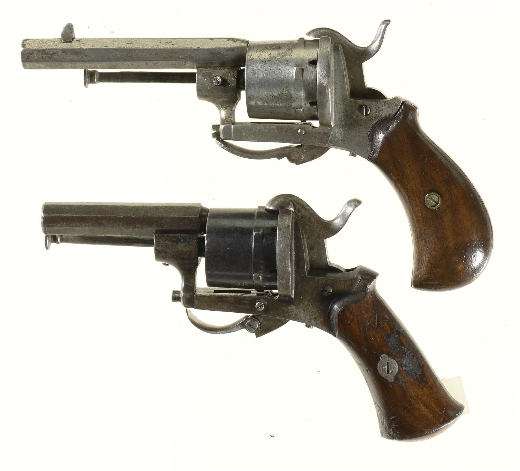 Two Da Folding Trigger Pinfire Revolvers Rock Island Auction 1017