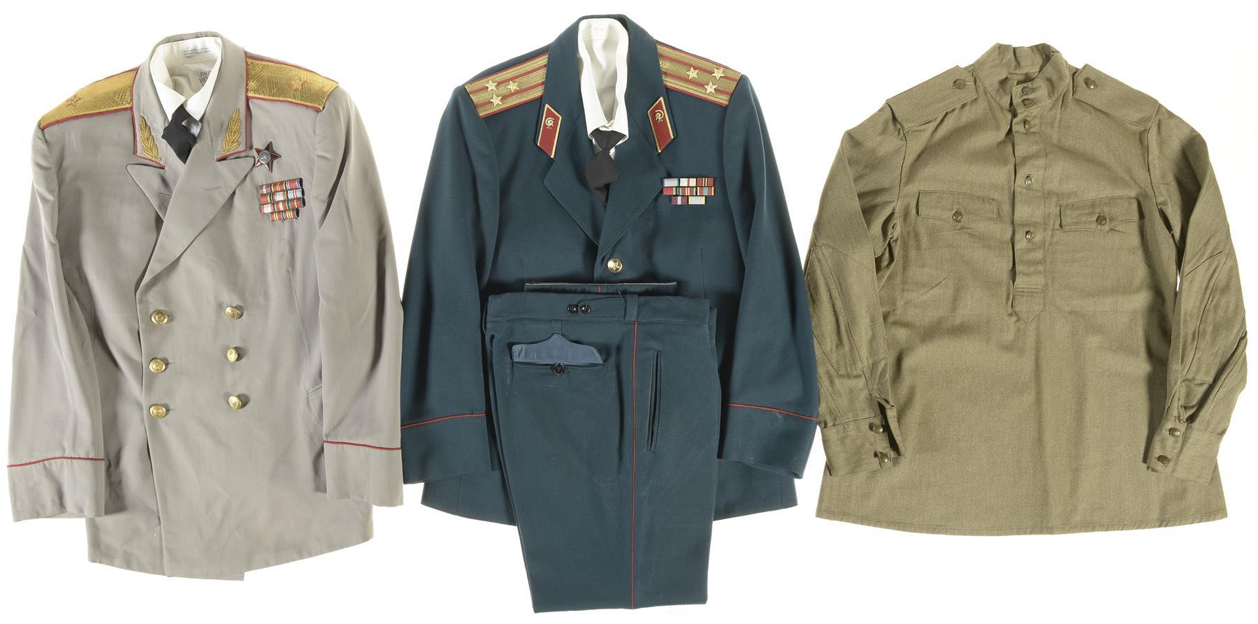 Three Soviet Warsaw Pact Uniforms Rock Island Auction