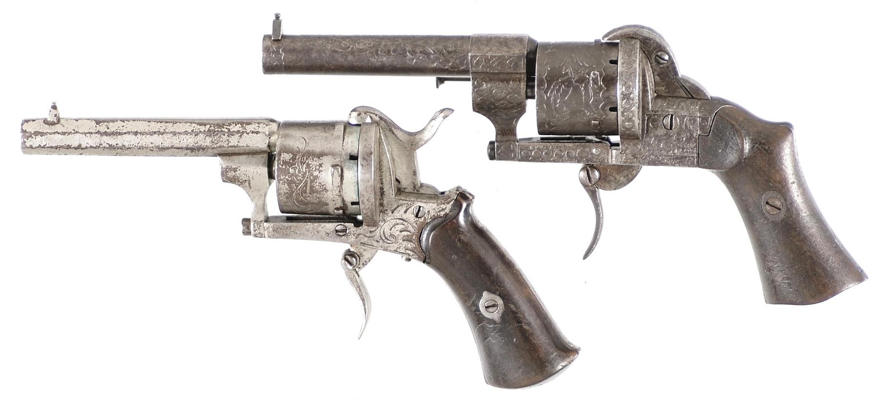 Two Pinfire Revolvers Rock Island Auction 7831