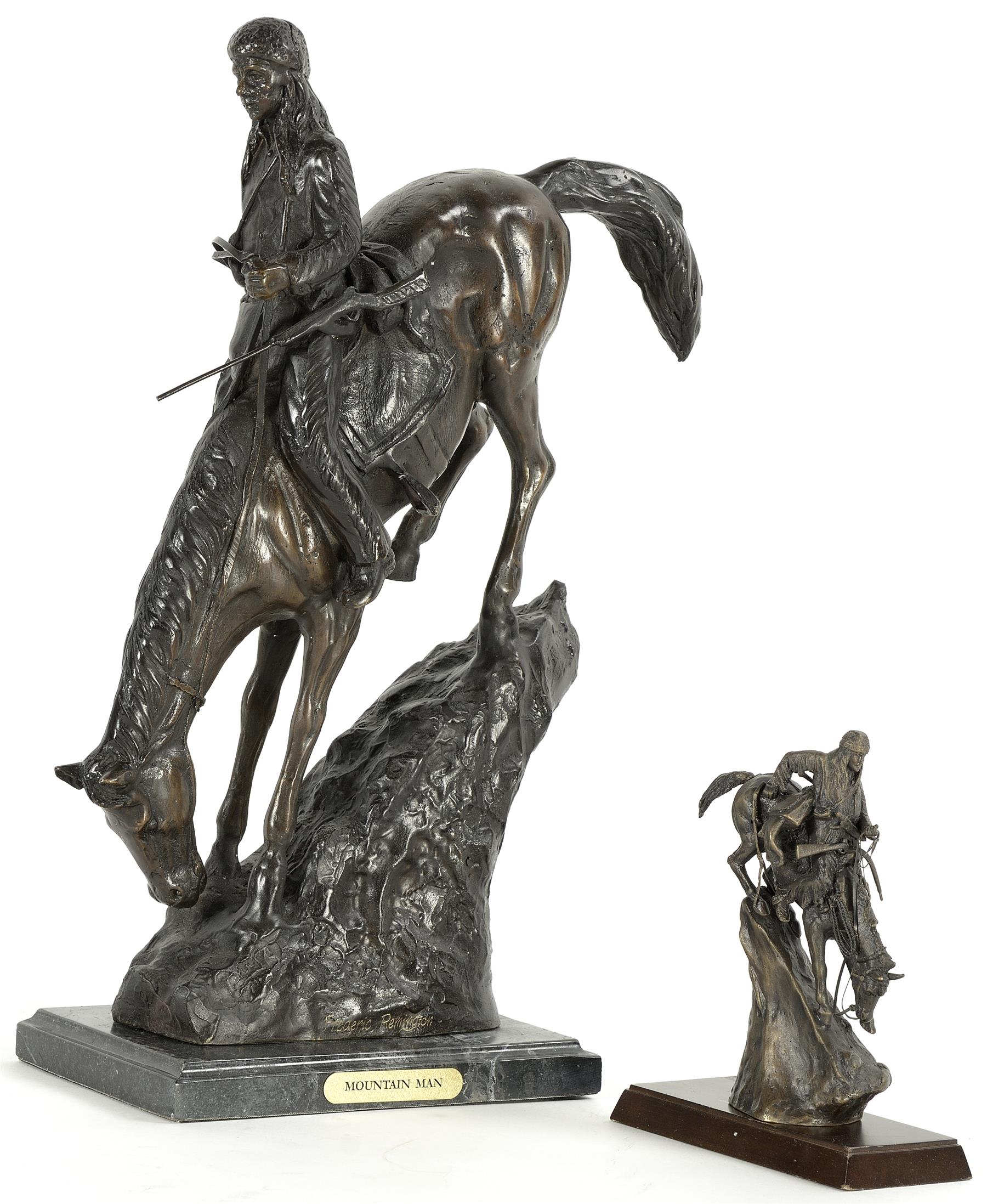 Two Frederic Remington Bronze Statues | Rock Island Auction