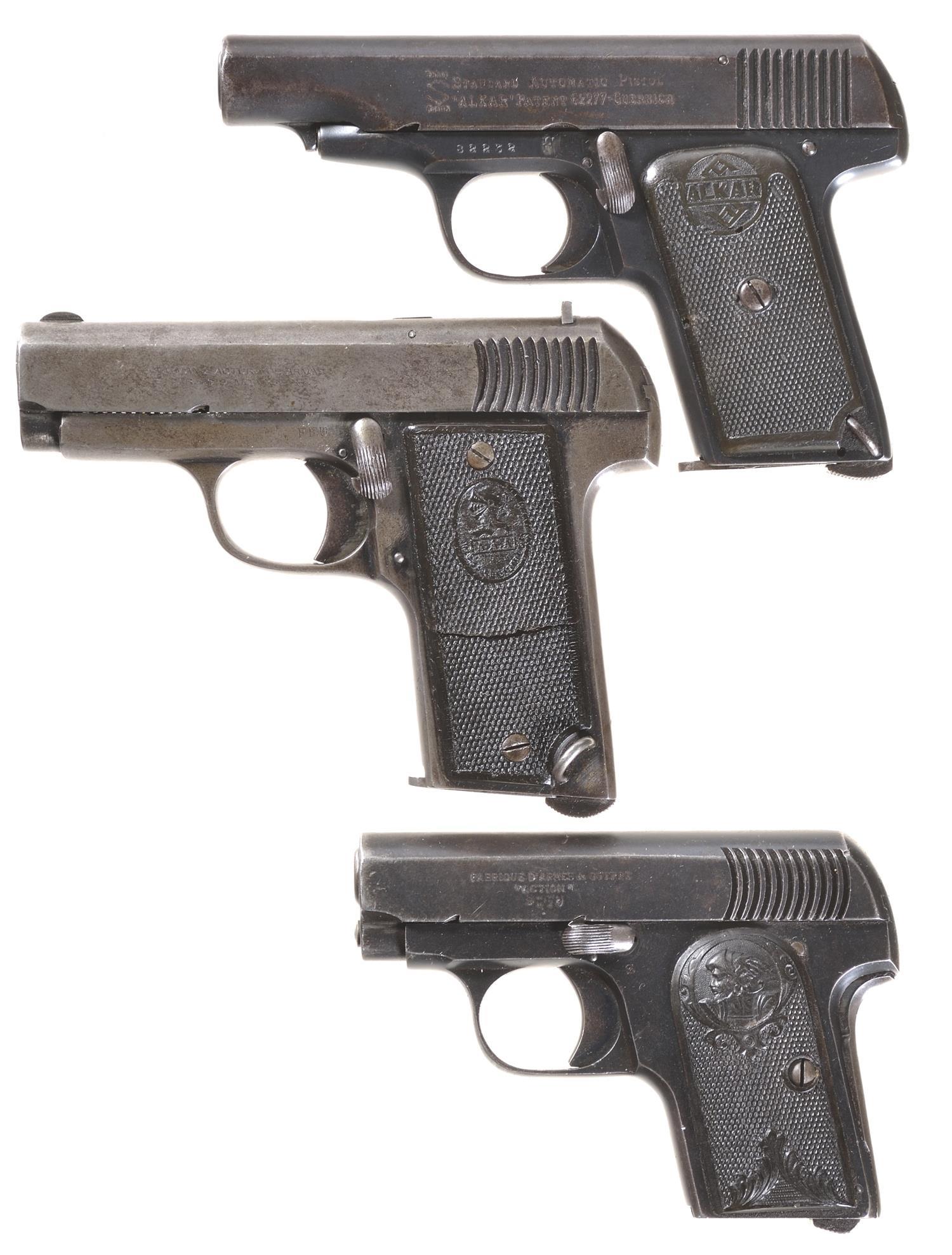 Three Spanish SemiAutomatic Pistols Rock Island Auction