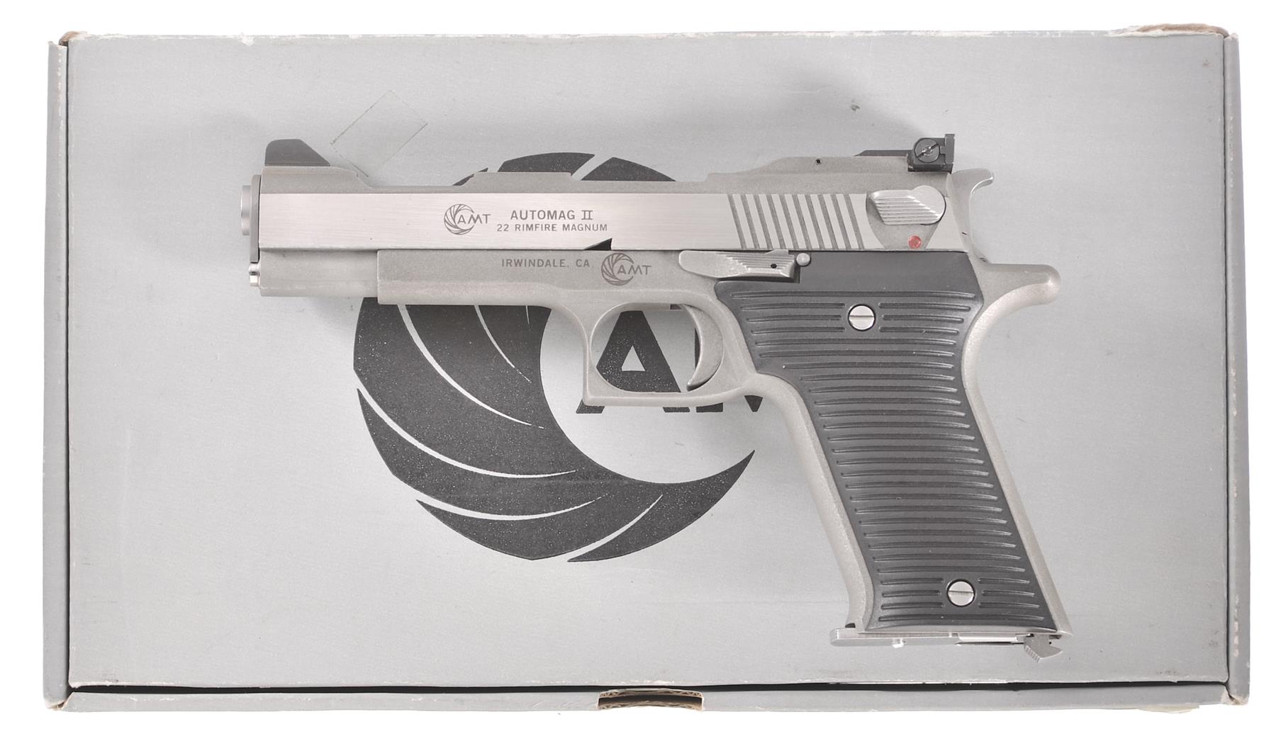 Amt Automag Ii Pistol 22 Magnum Rimfire Rock Island Auction 0612