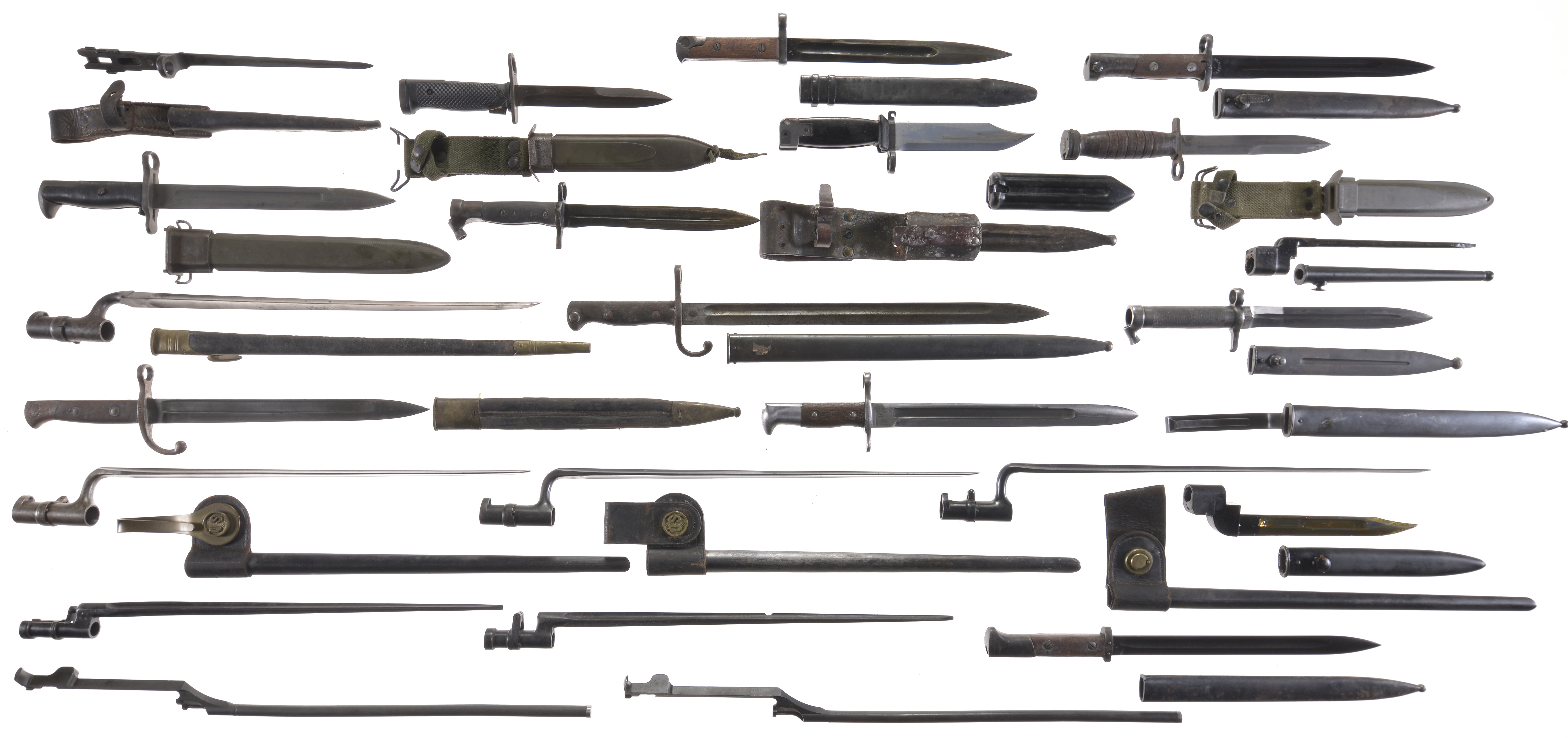 twenty-one-assorted-military-bayonets-rock-island-auction