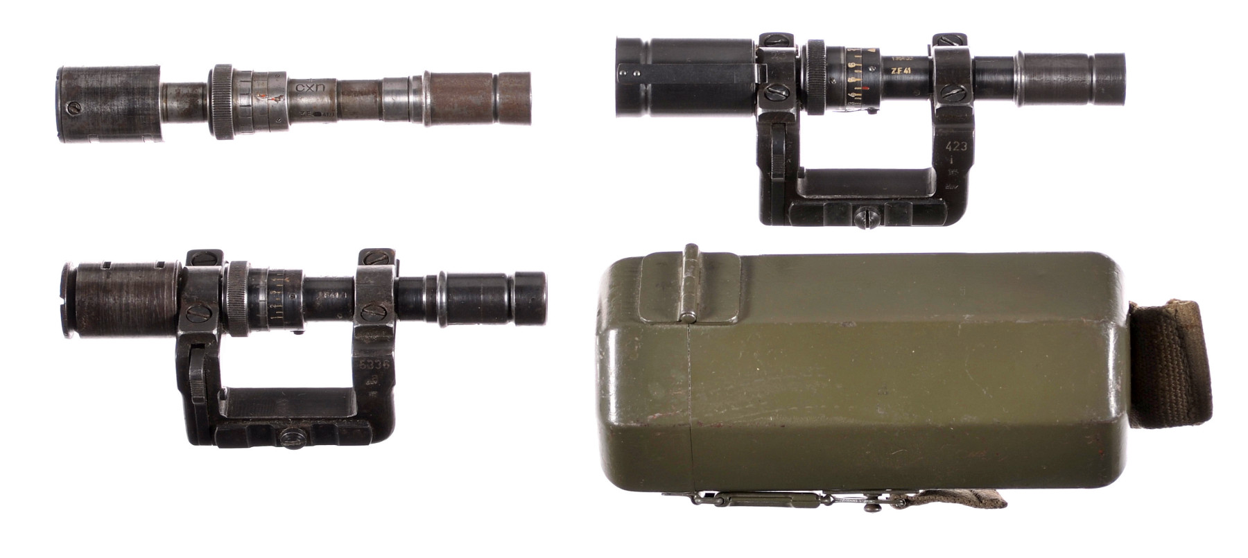 Three German Style ZF41 Rifle Scopes Rock Island Auction
