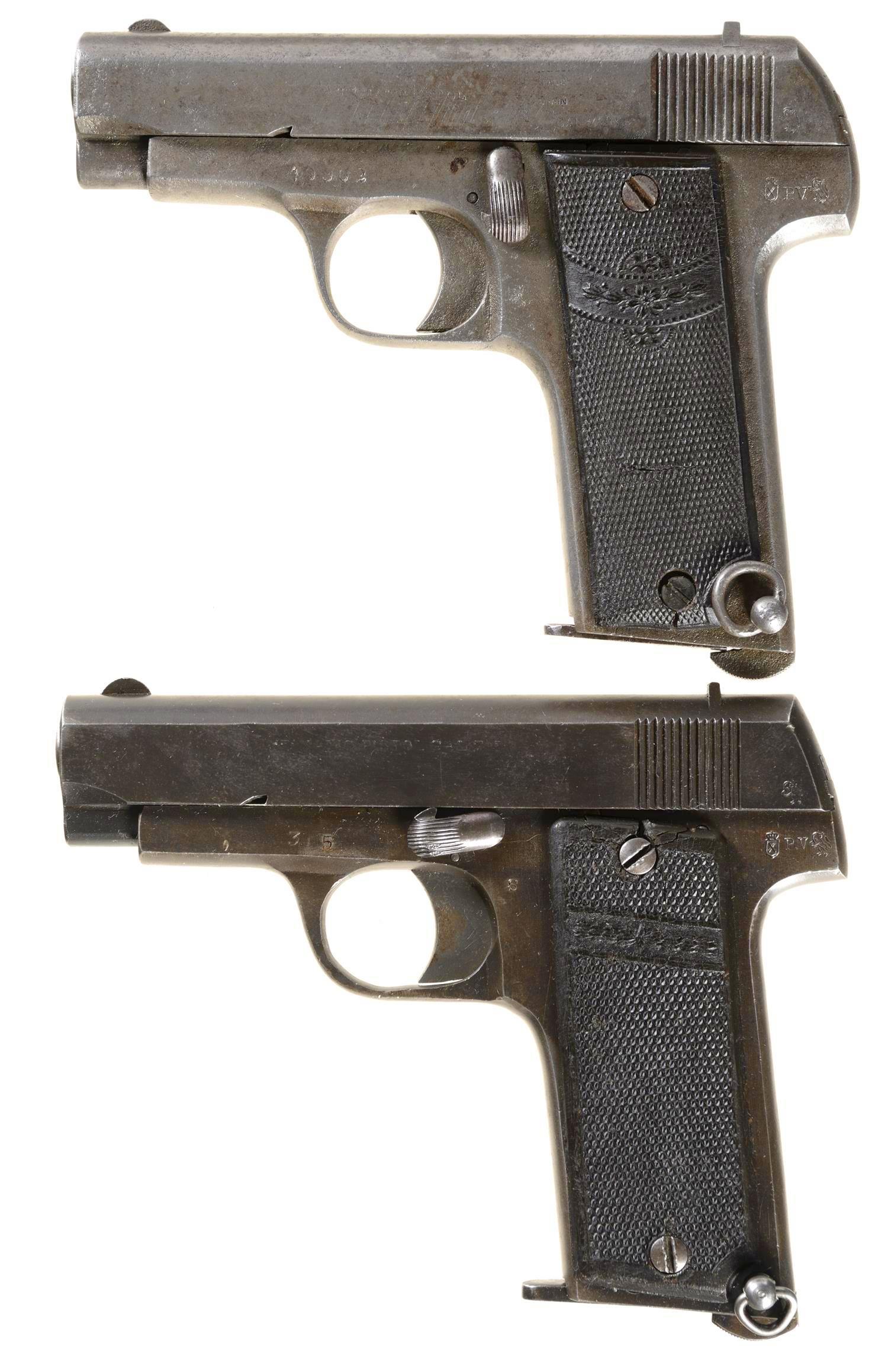 Two Spanish SemiAutomatic Pistols Rock Island Auction