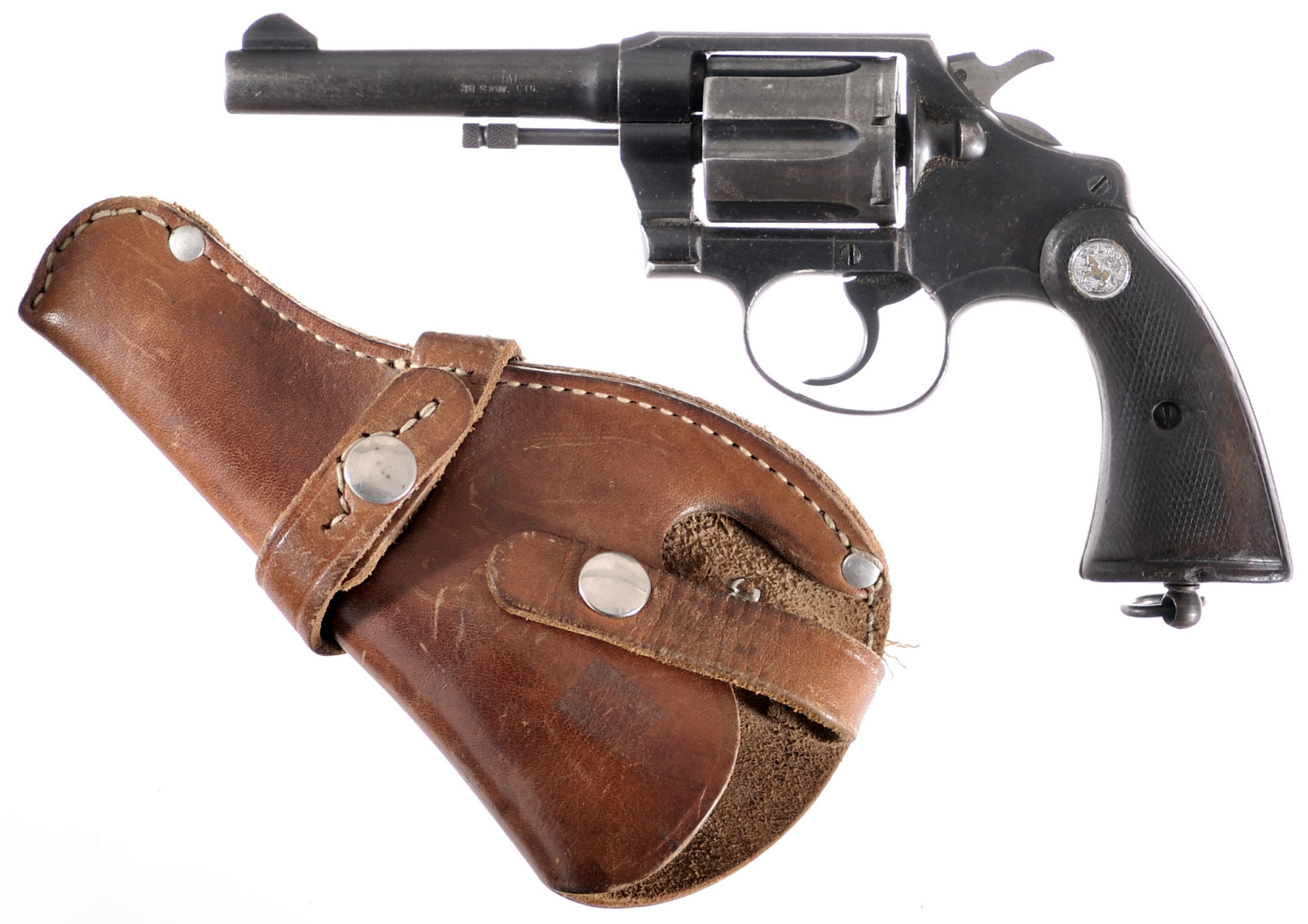 Colt Police Positive Special Double Action Revolver With Holster Rock Island Auction 6046