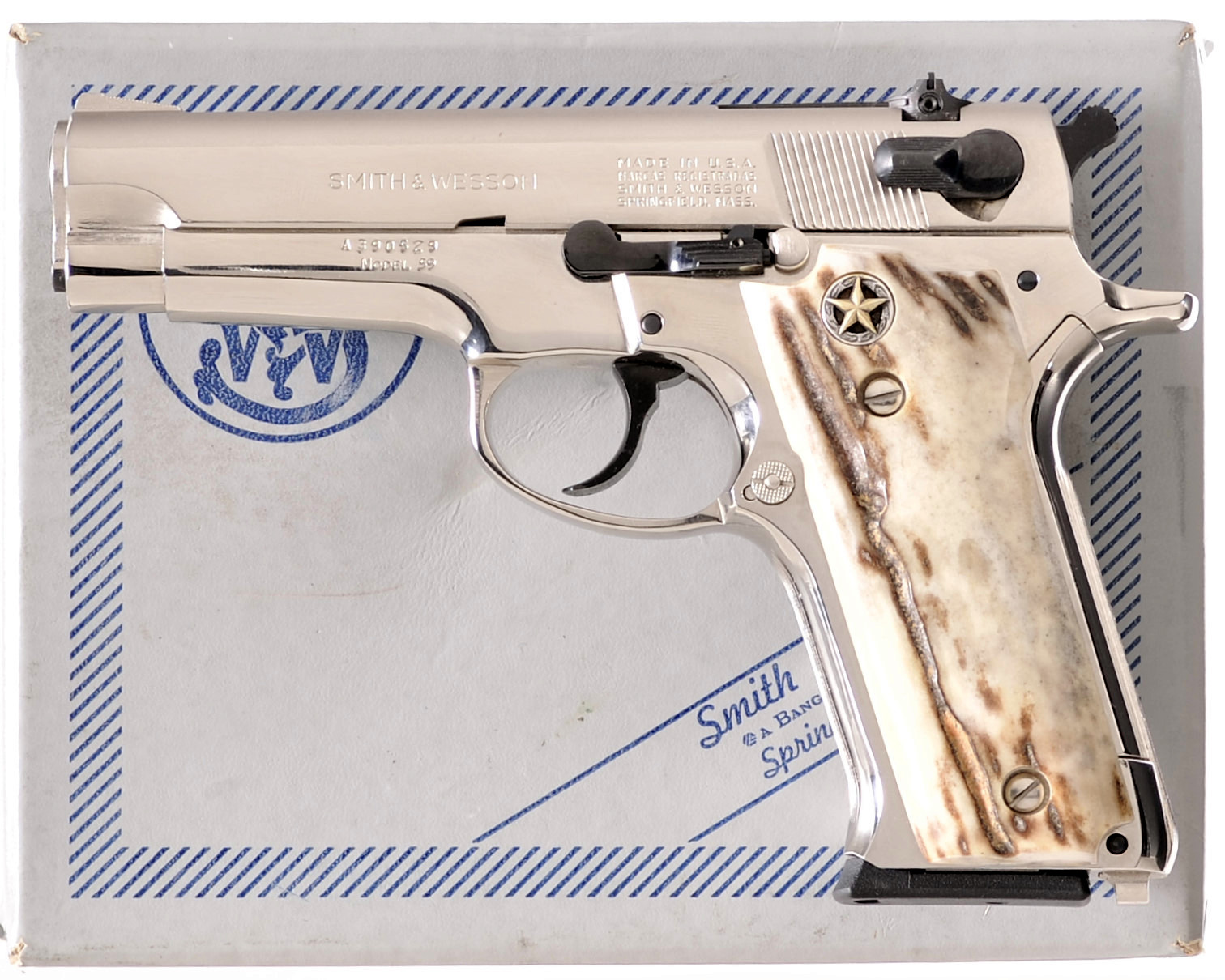 Smith & Wesson Model 59 Semi-Automatic Pistol with Matching Box 