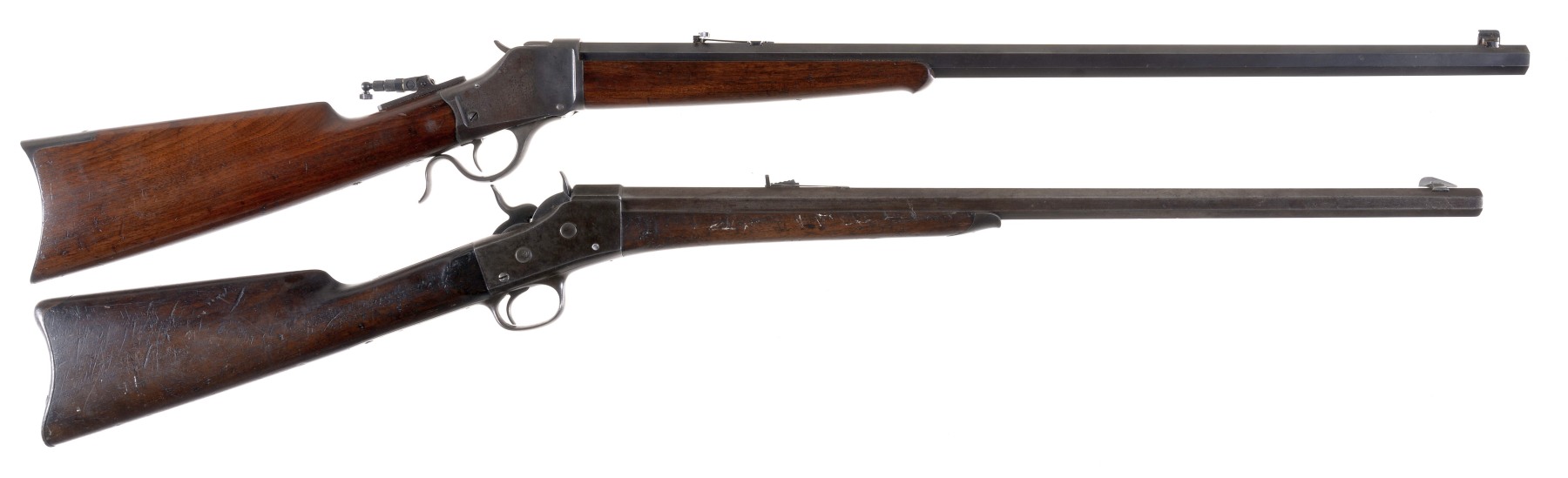 Two Antique Single Shot Rifles | Rock Island Auction