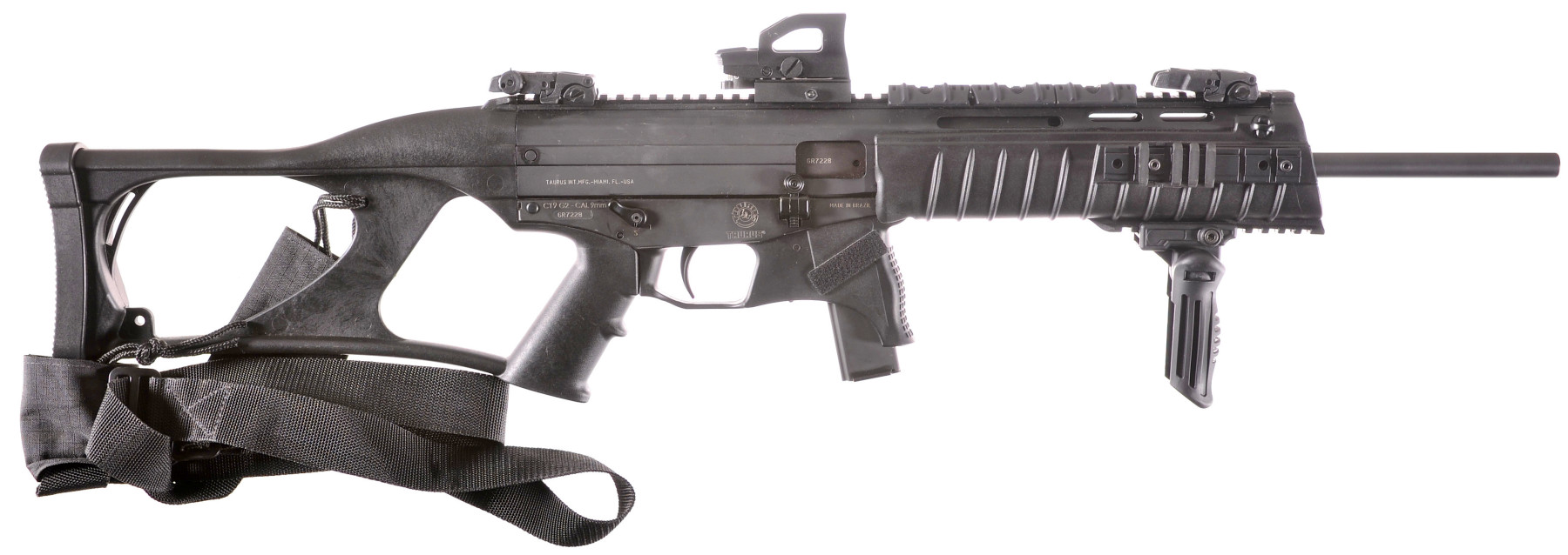 Taurus model ct9 g2 semi automatic carbine with accessories rock