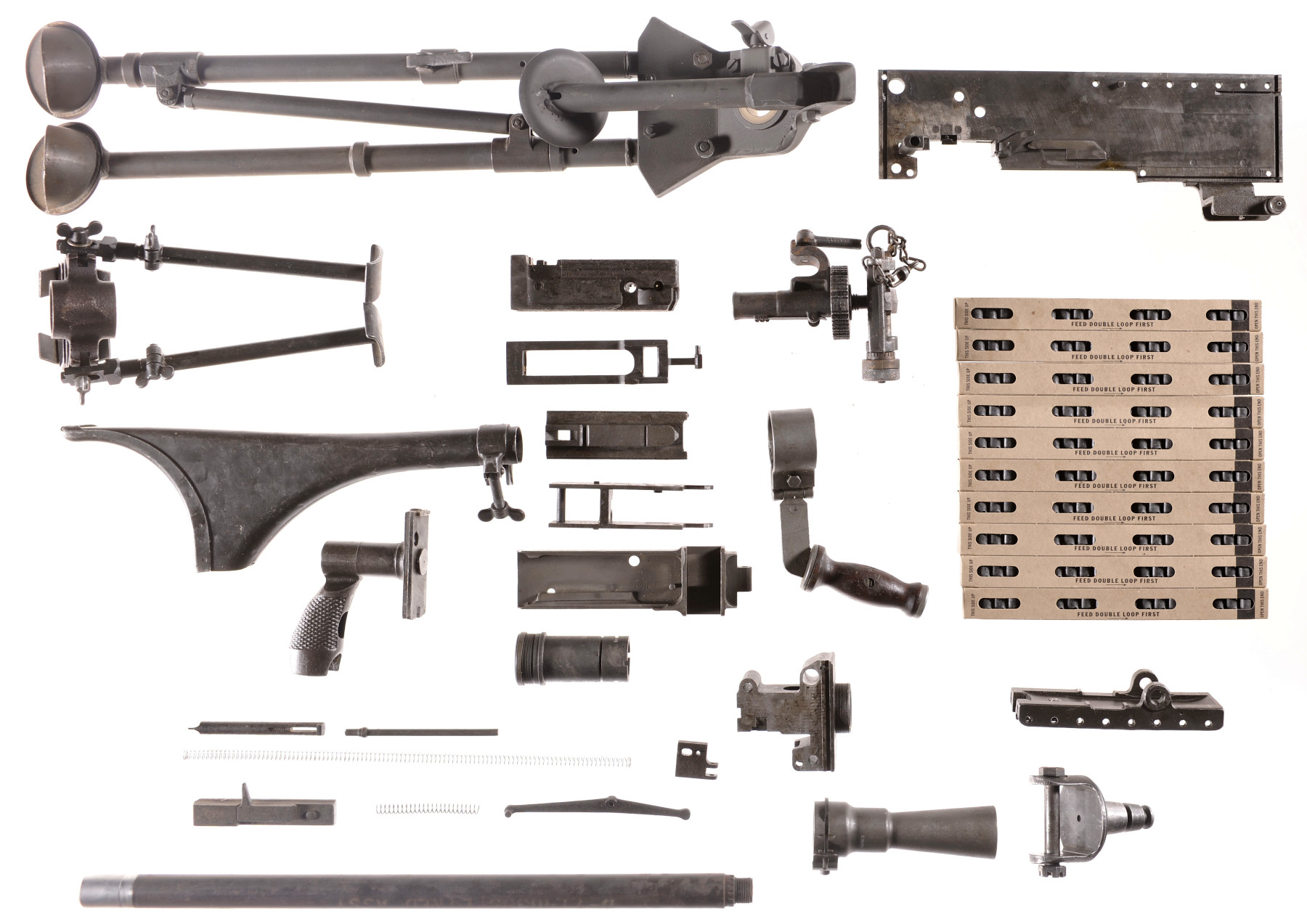 Assorted Browning M1919 Parts Rock Island Auction
