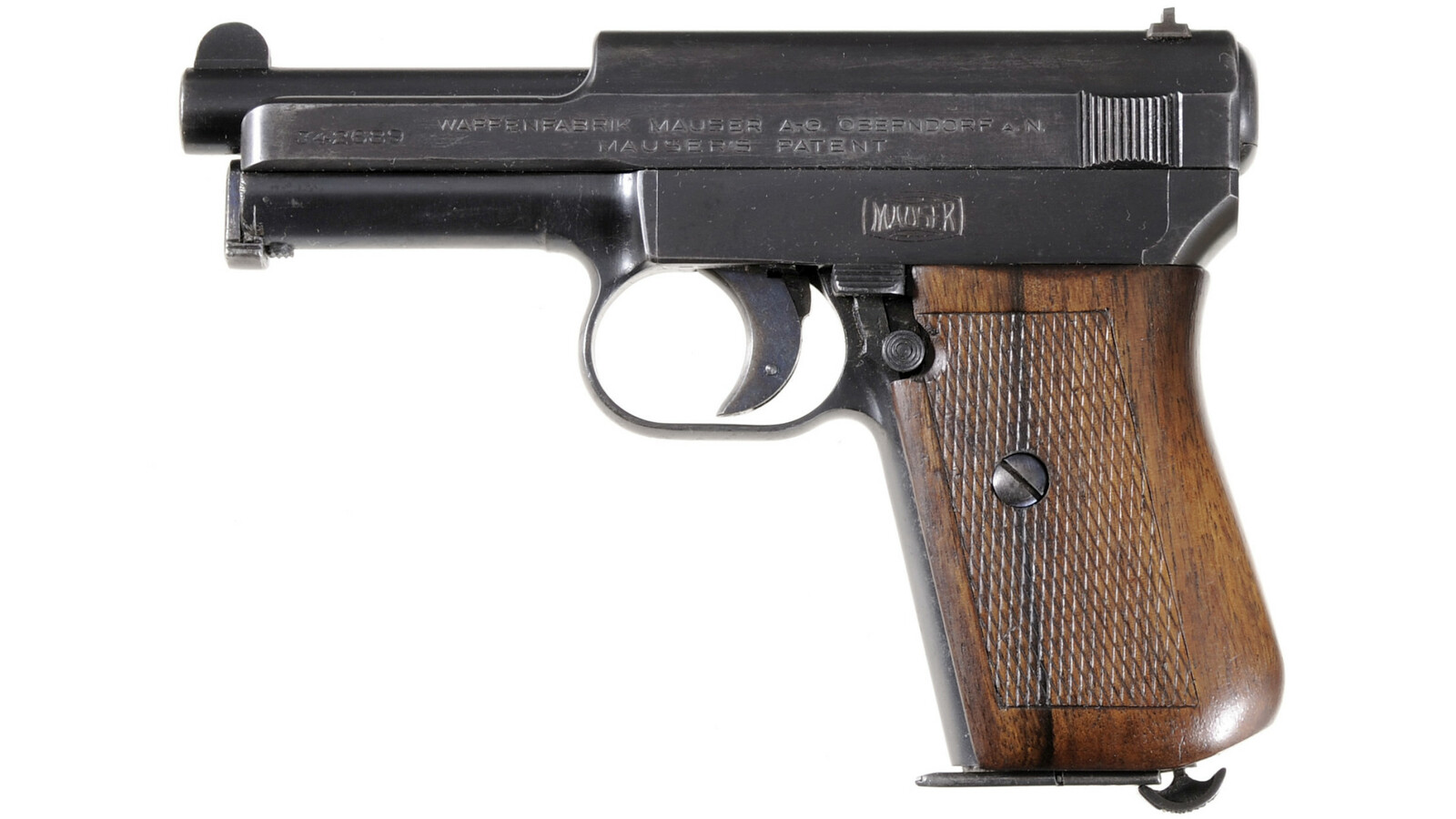 Mauser Model 1914 Semi Automatic Pistol Rock Island Auction 5827