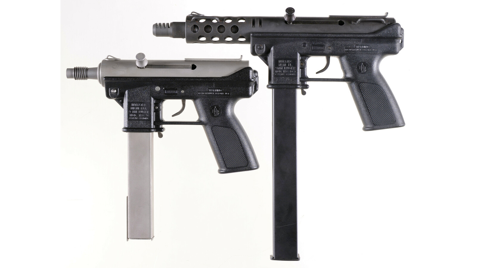 Two Intratec Tec-9 Semi-Automatic Pistols w/ Cases.