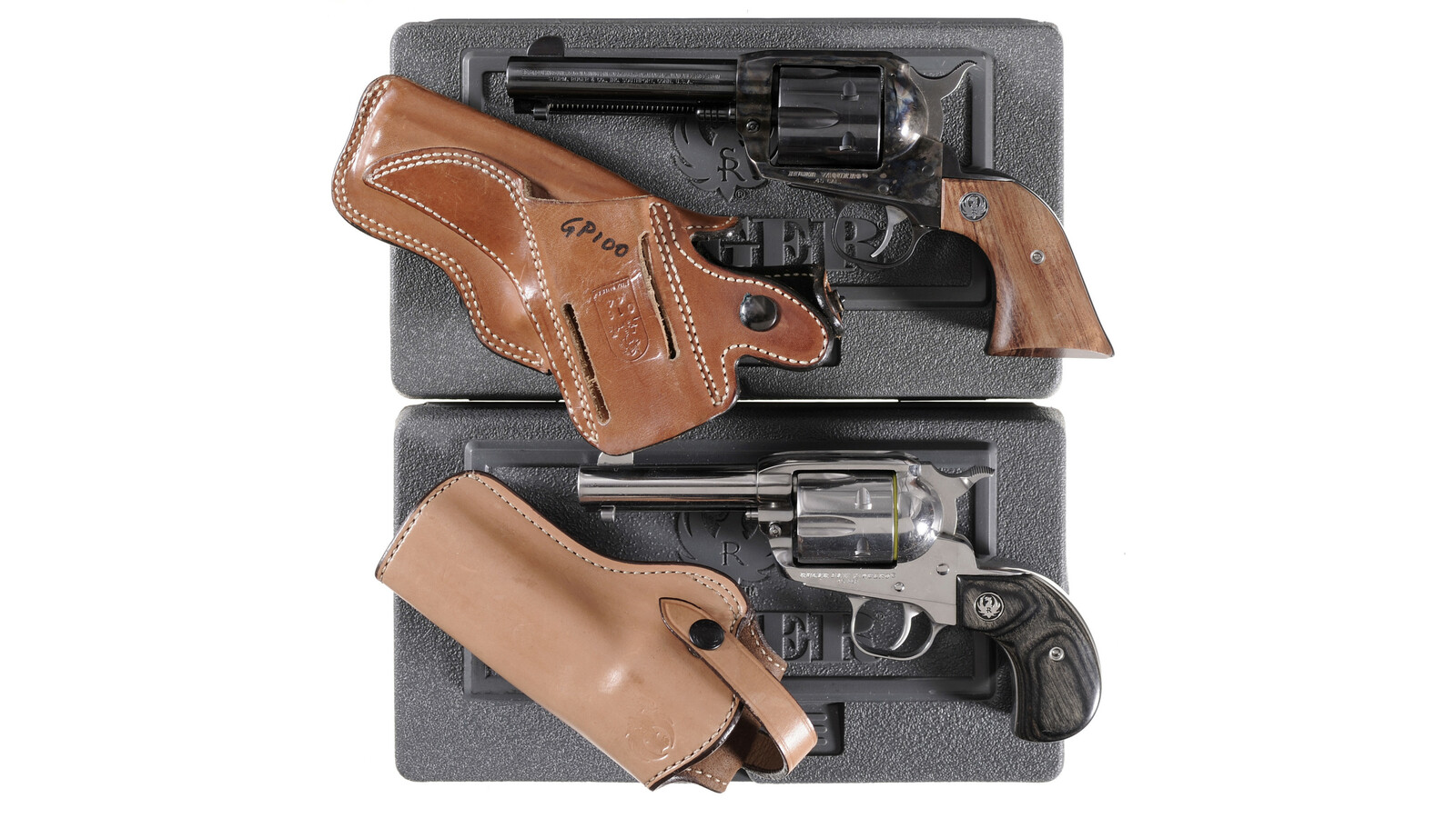 Two Ruger Vaquero Single Action Revolvers W Cases Rock Island Auction