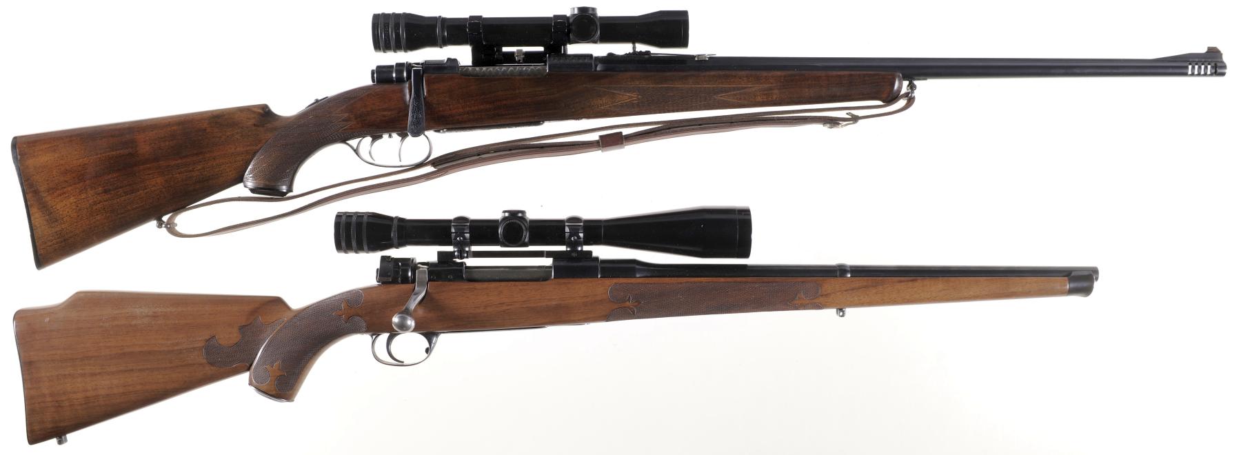 Two Mauser Bolt Action Rifles -a) Martin Kruschitz Mauser Rifle 