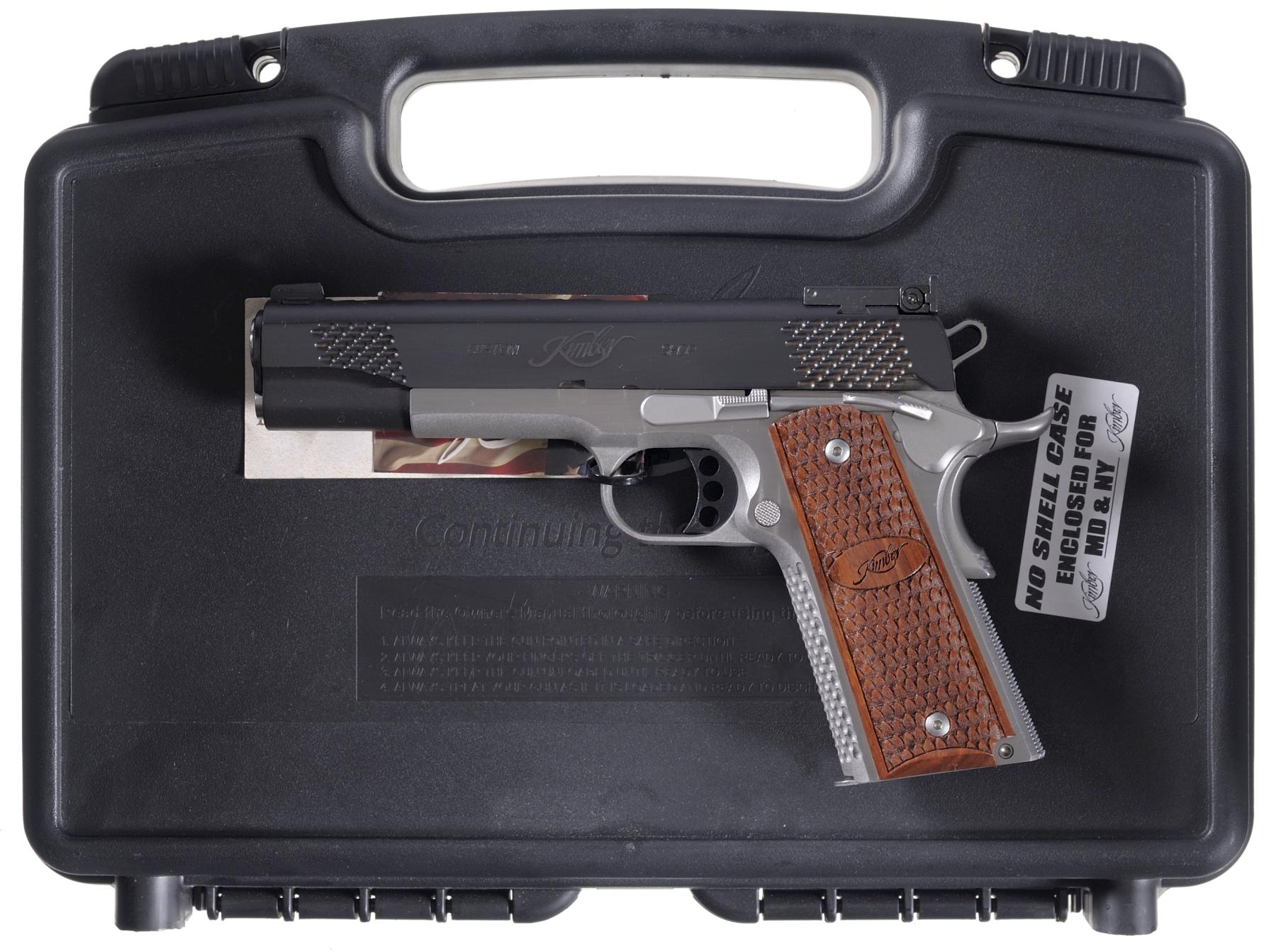 Kimber Grand Raptor Ii 1911 Semi-automatic Pistol With Case 