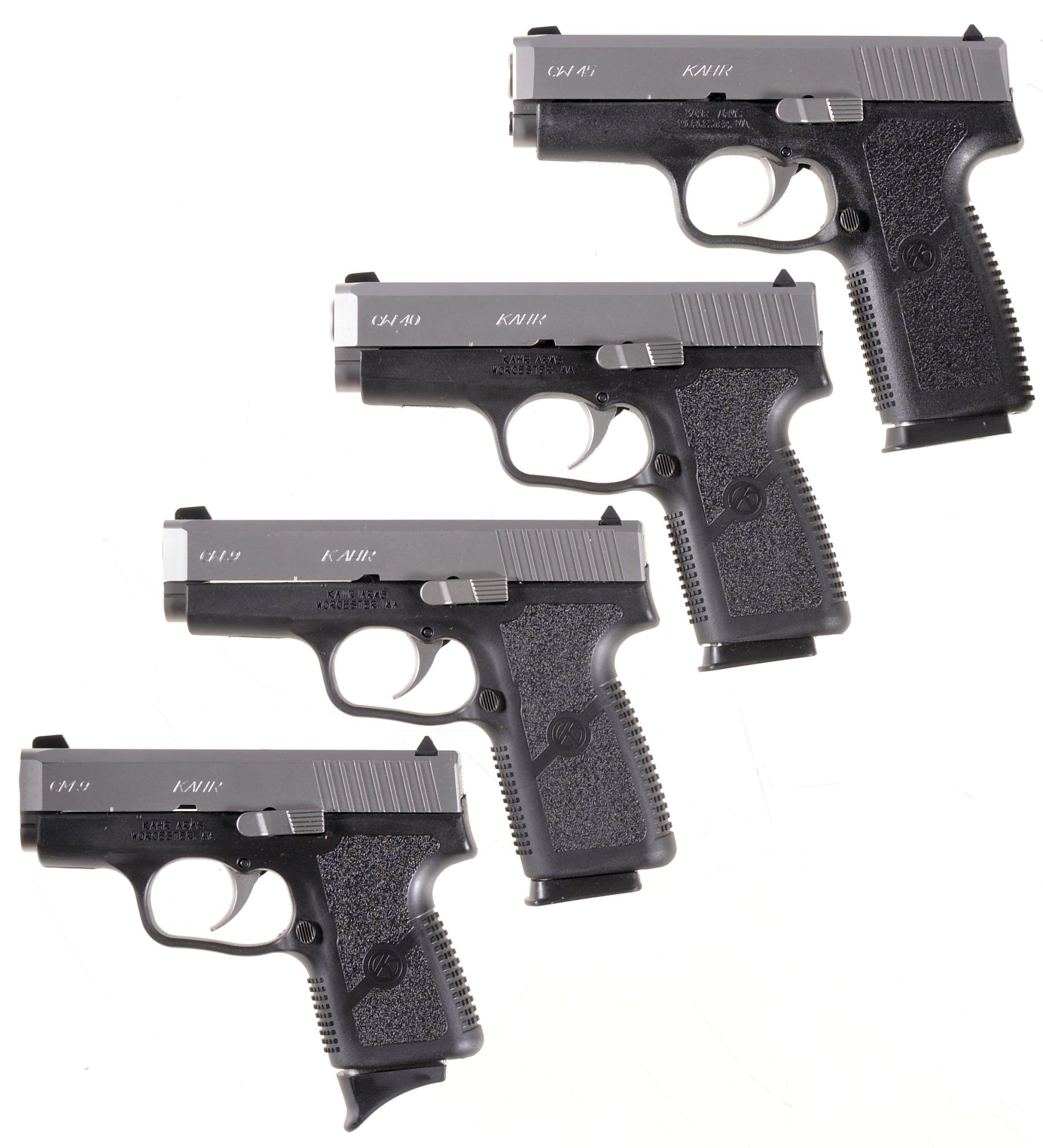 Four Kahr Arms Semi-Automatic Pistols -A) Kahr Arms Model CW 45 | Rock ...