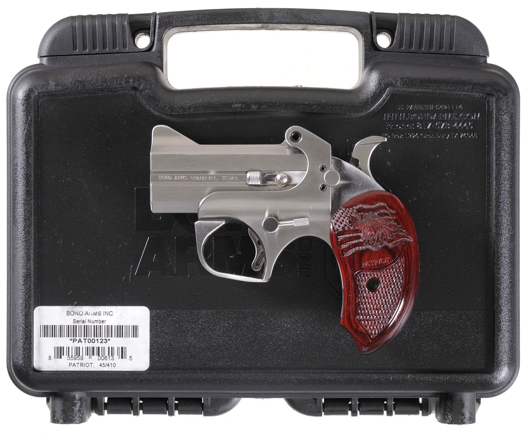Bond Arms Patriot Over/Under Derringer with Case | Rock Island Auction