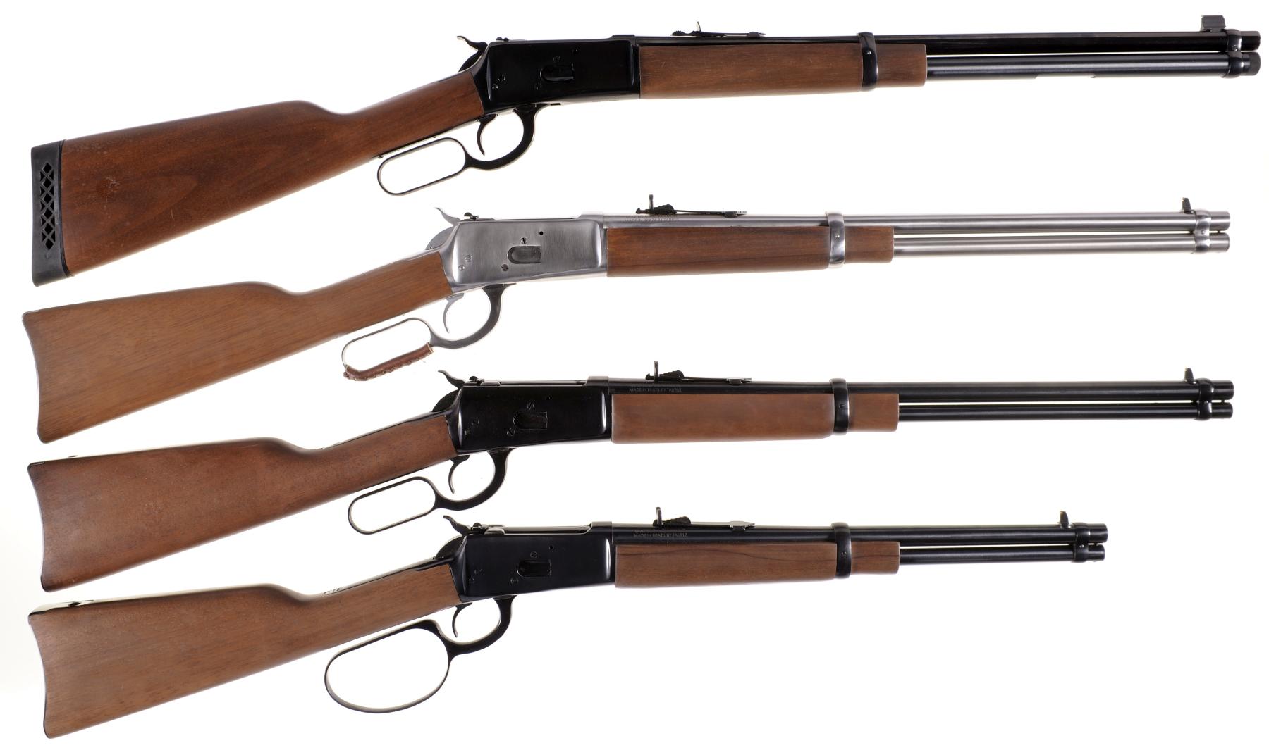 Four Rossi Lever Action Long Guns -A) Rossi Puma Model 92 Rifle Rock Island...