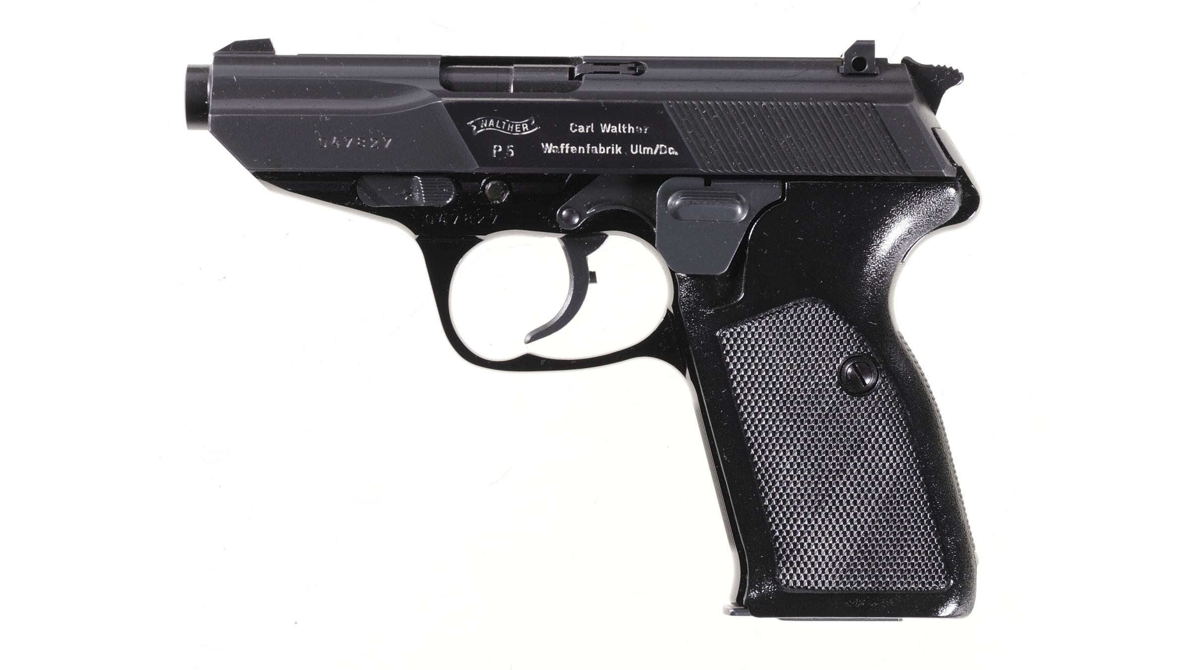 Walther P5 Pistol 9x19mm Rock Island Auction